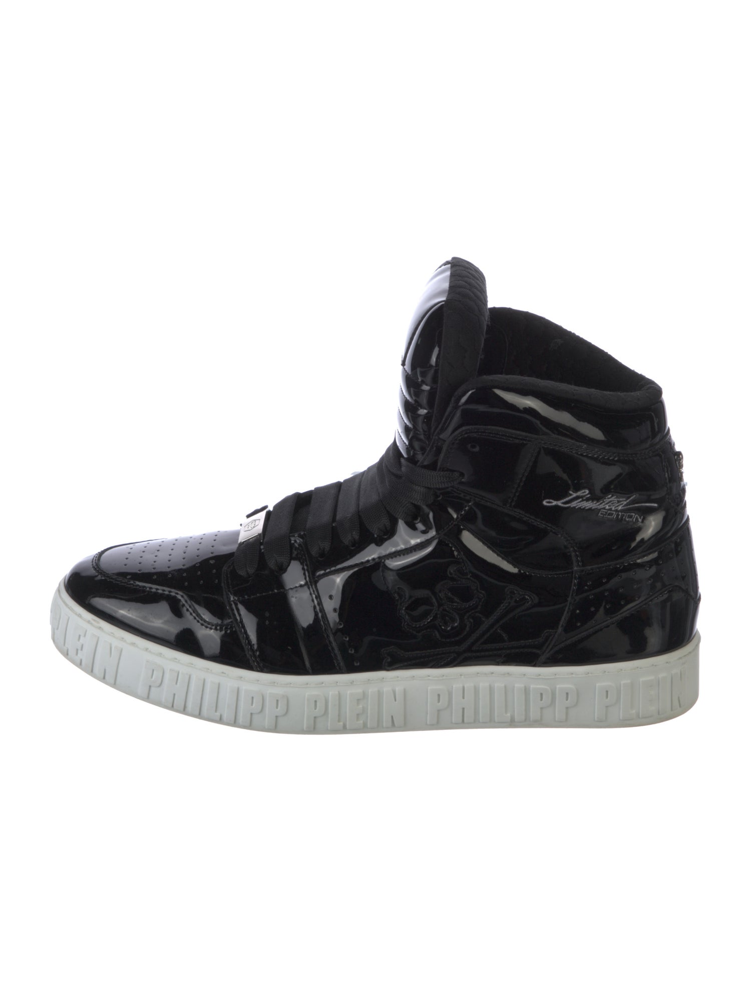 Philipp Plein Patent Leather Sneakers