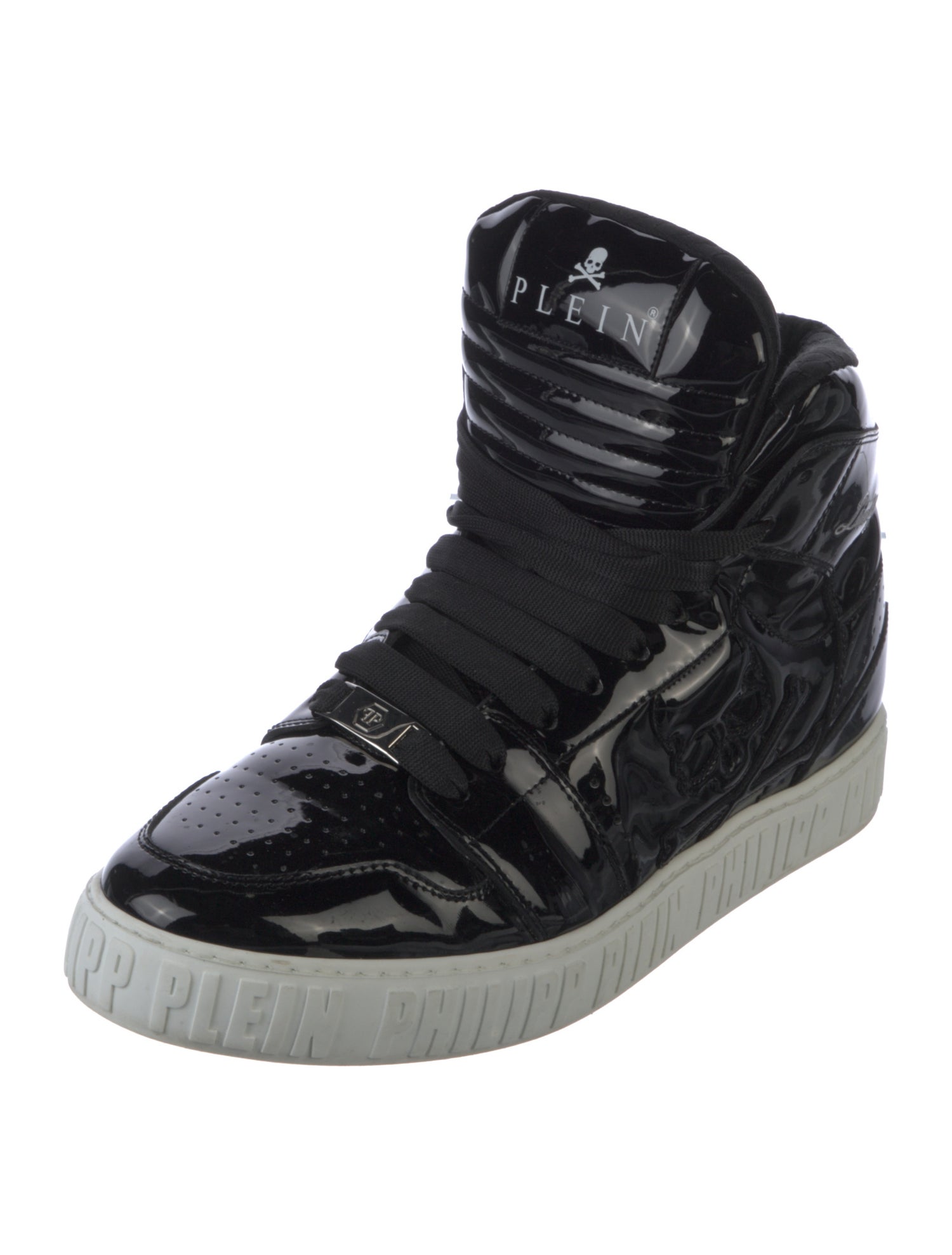 Philipp Plein Patent Leather Sneakers