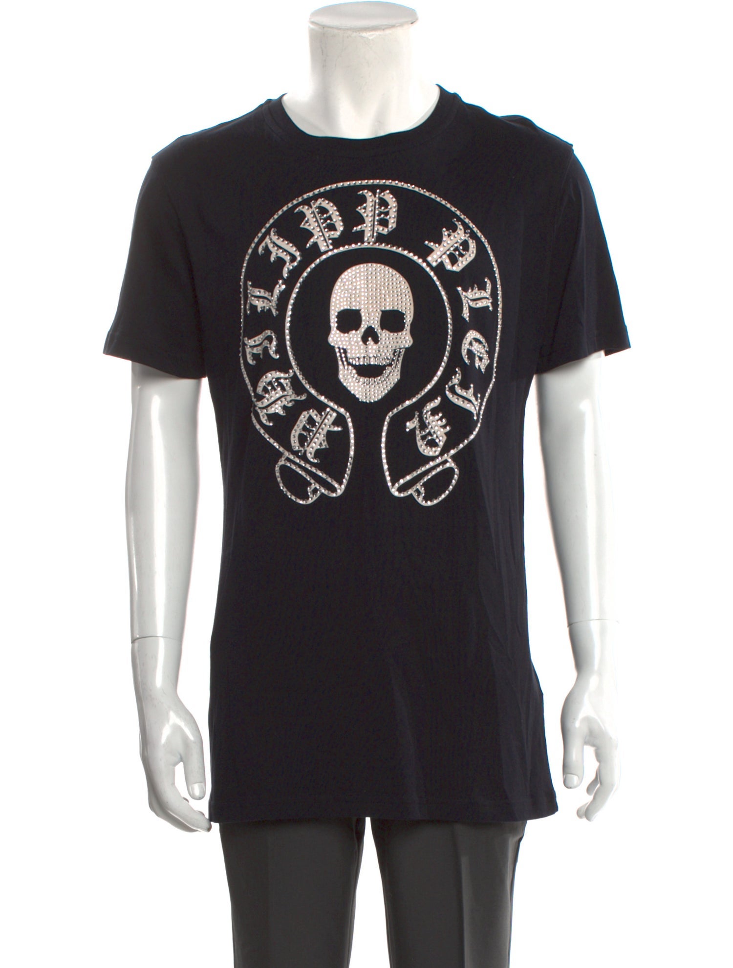 Philipp Plein Graphic Print Crew Neck T-Shirt