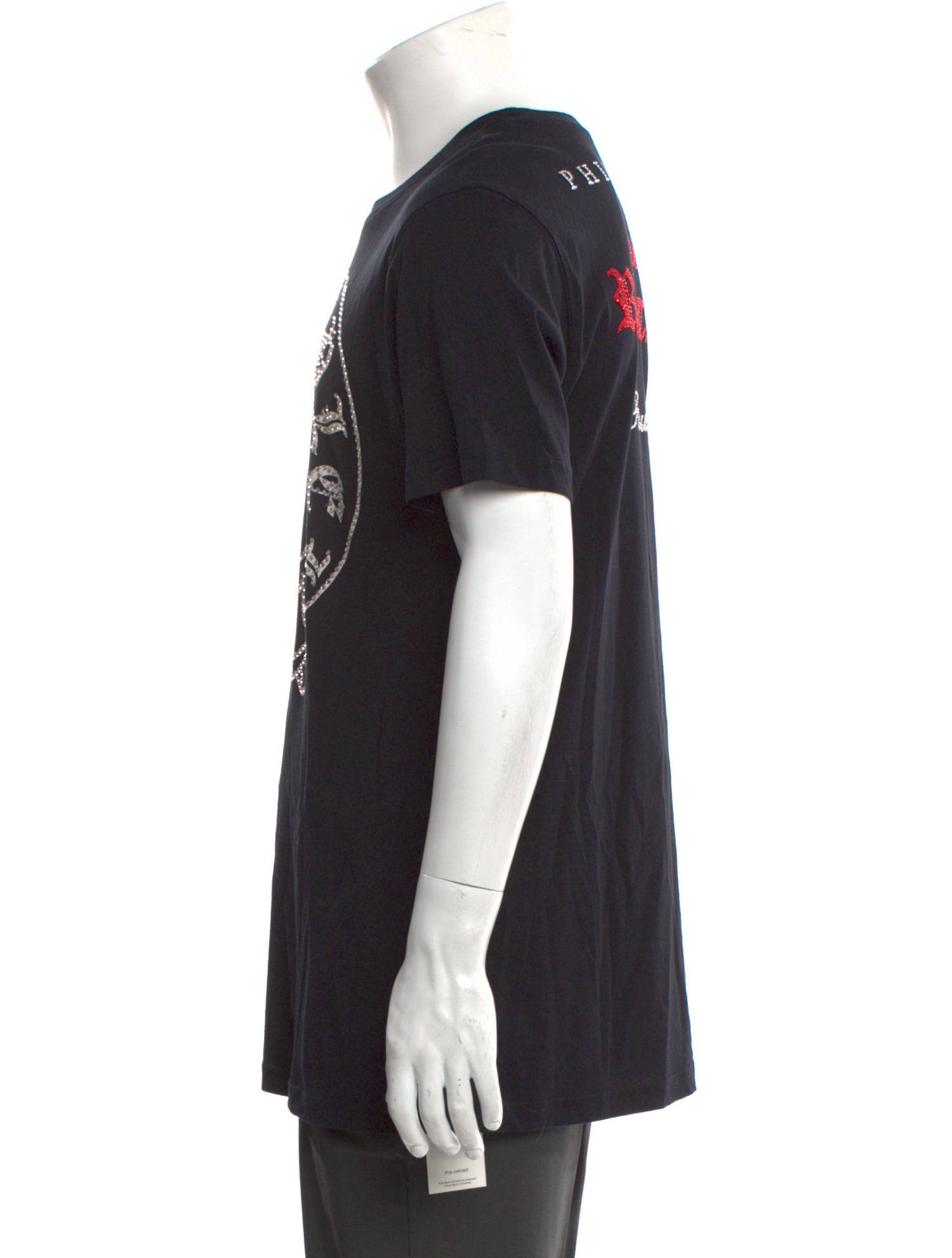 Philipp Plein Graphic Print Crew Neck T-Shirt