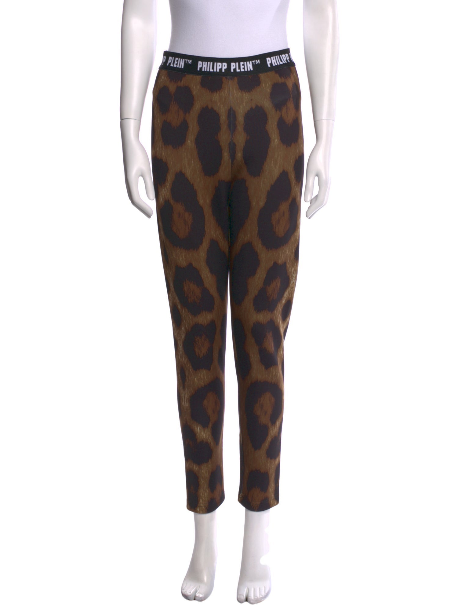 Philipp Plein Animal Print Skinny Leg Pants w/ Tags