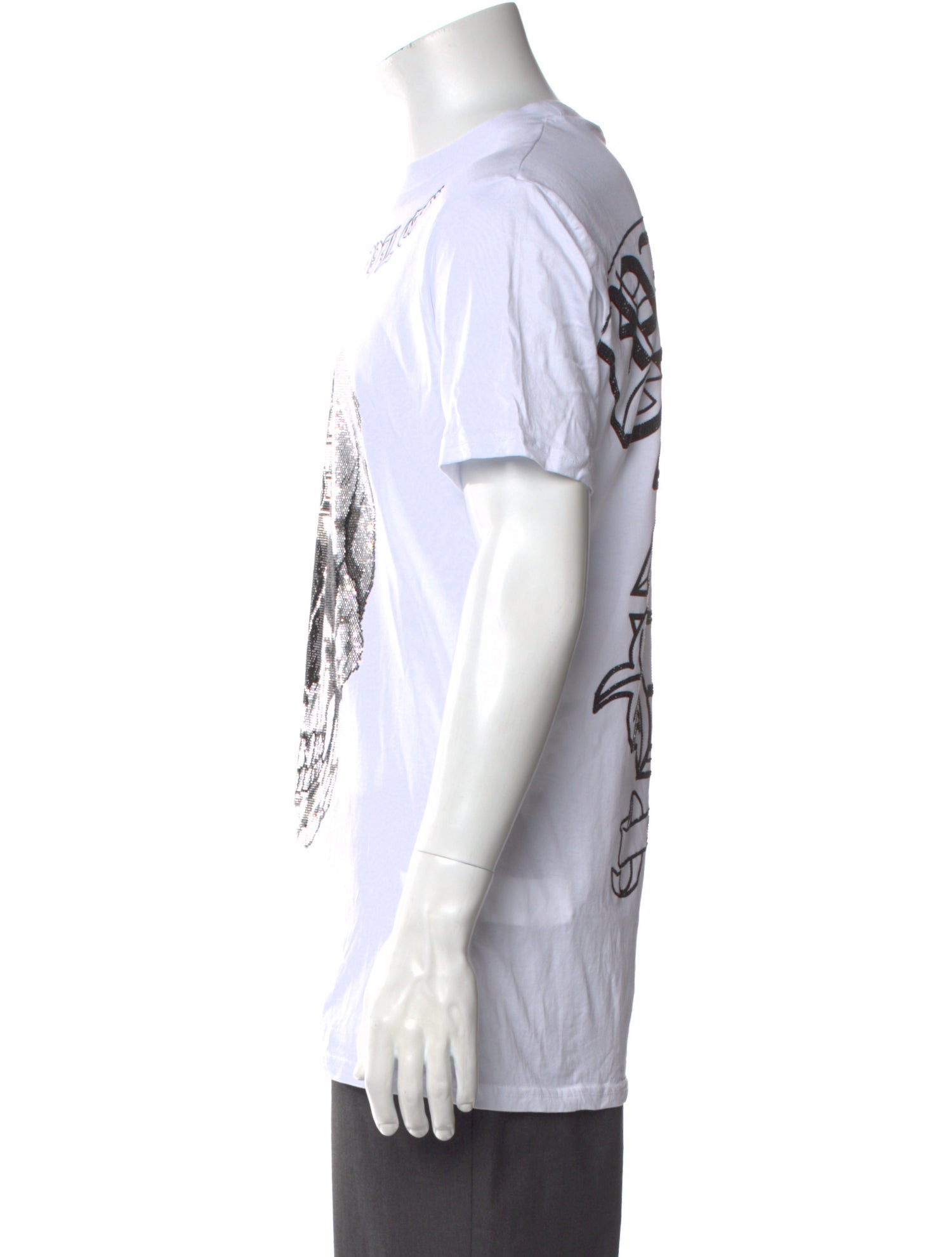 Philipp Plein Graphic Print Crew Neck T-Shirt