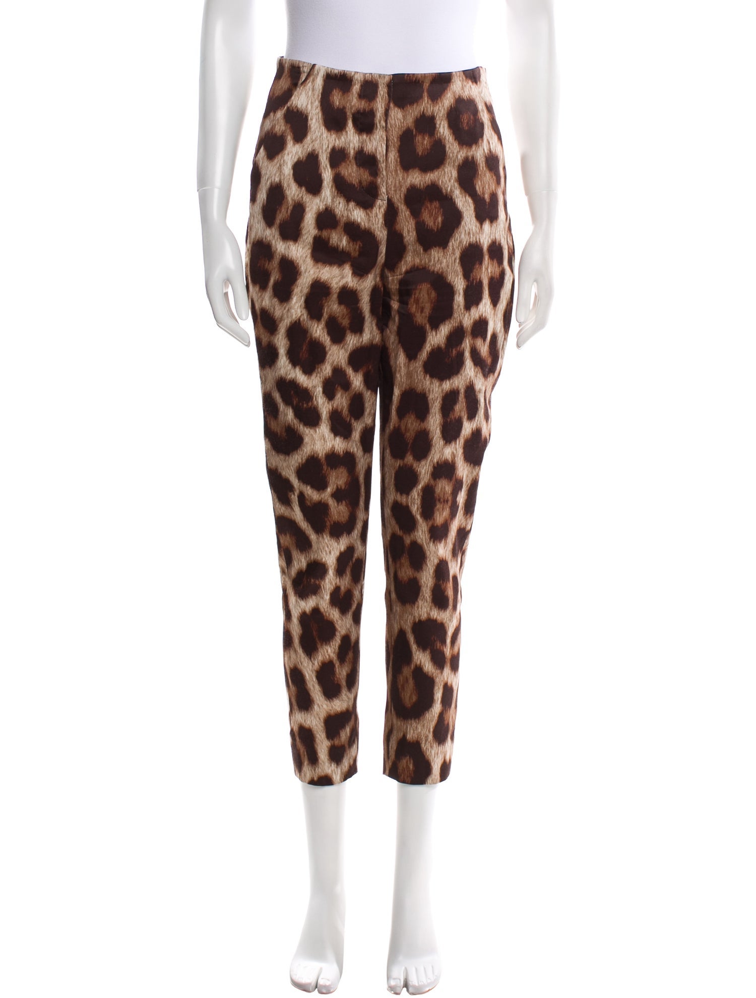 Philipp Plein Animal Print Skinny Leg Pants