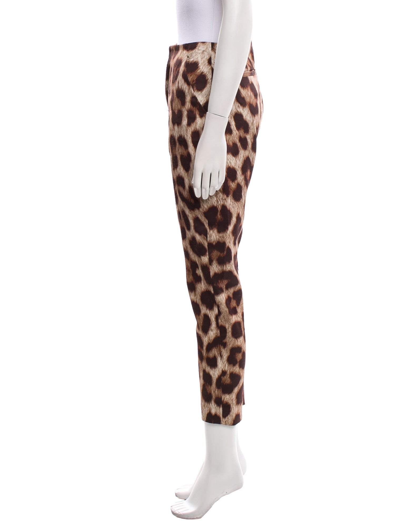 Philipp Plein Animal Print Skinny Leg Pants