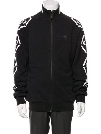 Philipp Plein Graphic Print Windbreaker