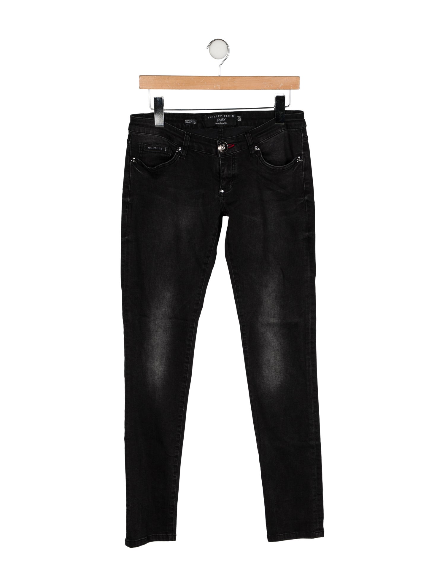 Philipp Plein Low-Rise Skinny Leg Jeans