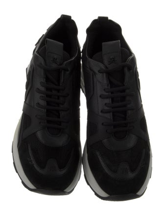 Philipp Plein Mesh Printed Athletic Sneakers