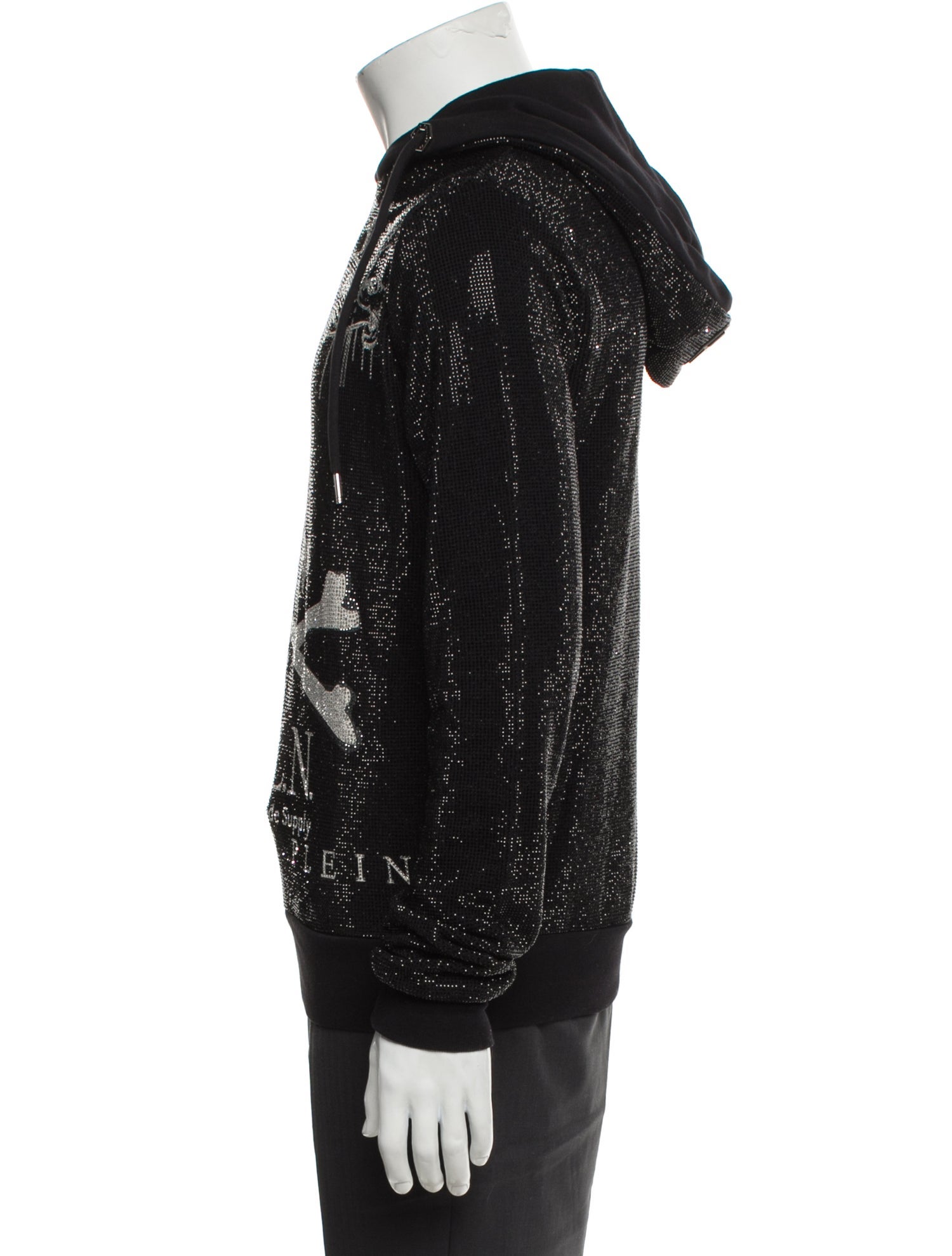 Philipp Plein Graphic Print Crew Neck Hoodie