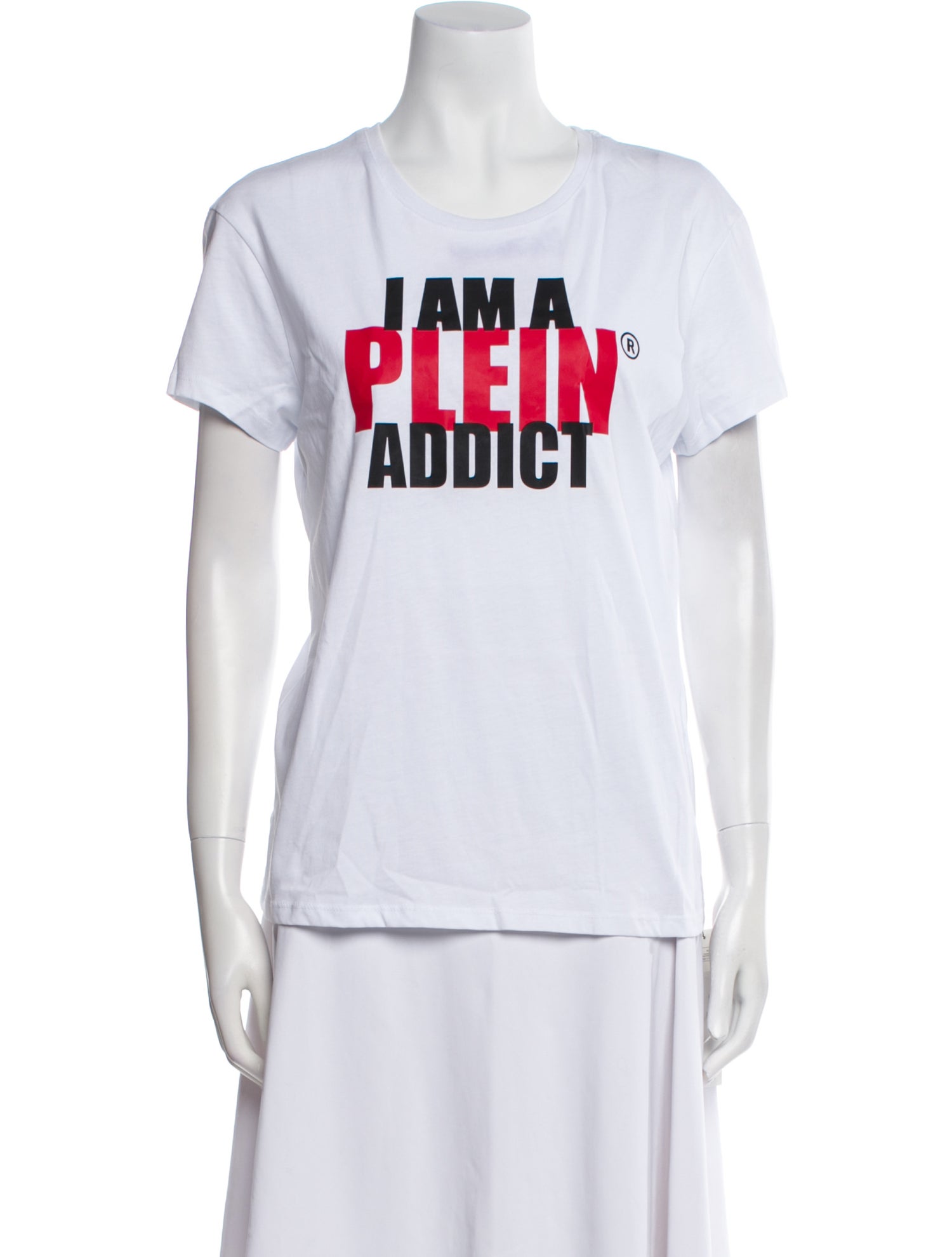 Philipp Plein Graphic Print Crew Neck T-Shirt