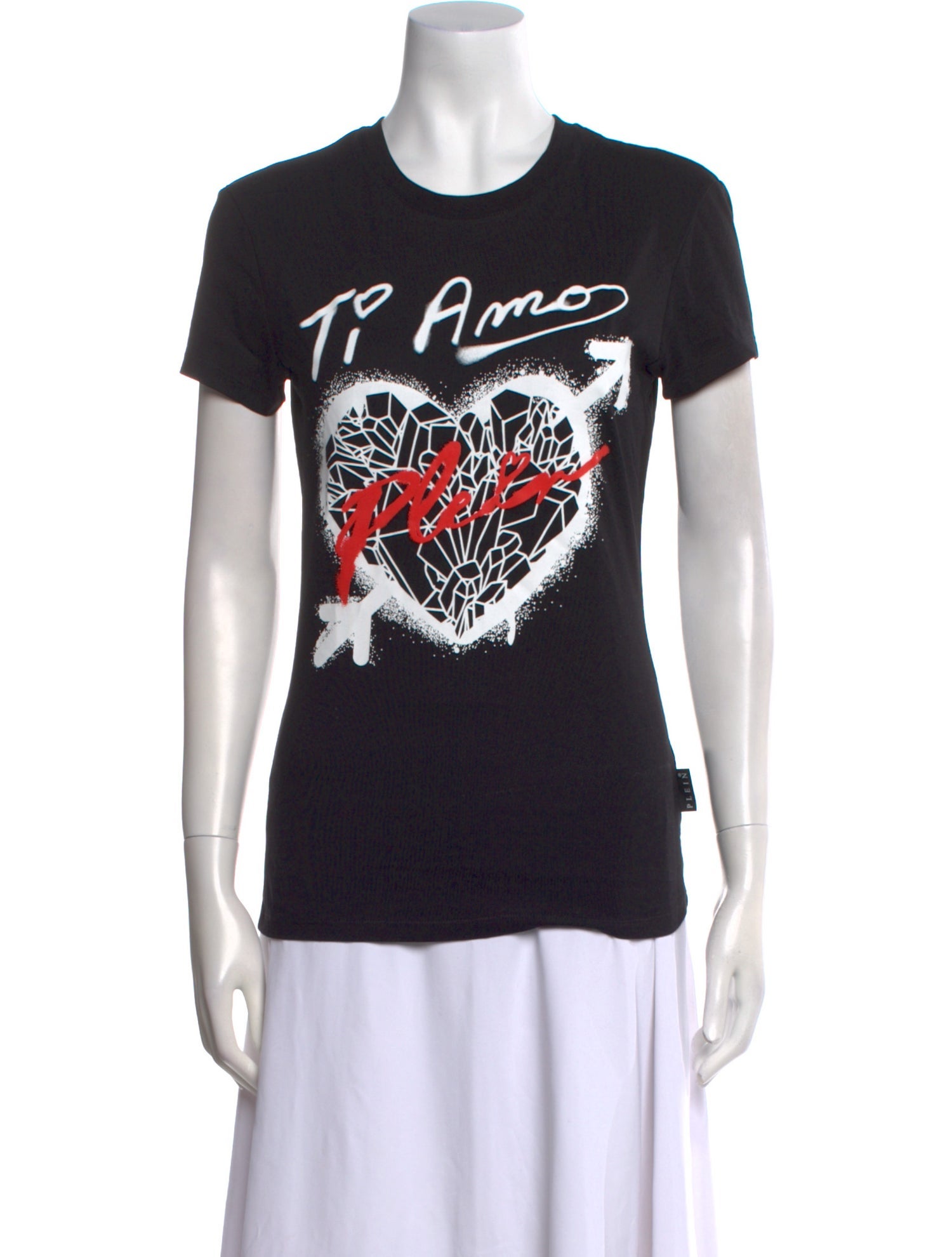 Philipp Plein Graphic Print Crew Neck T-Shirt