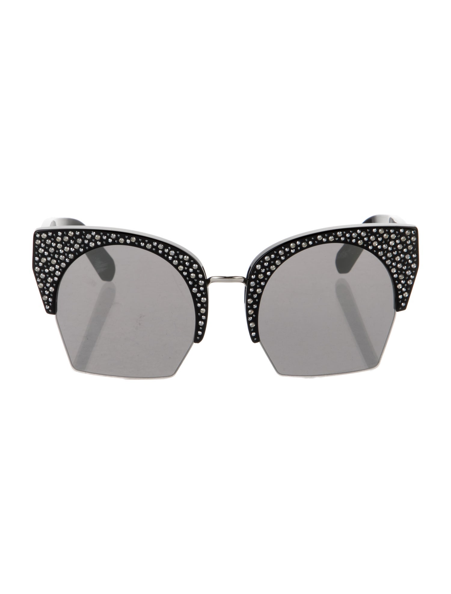 Philipp Plein Cat-Eye Mirrored Sunglasses