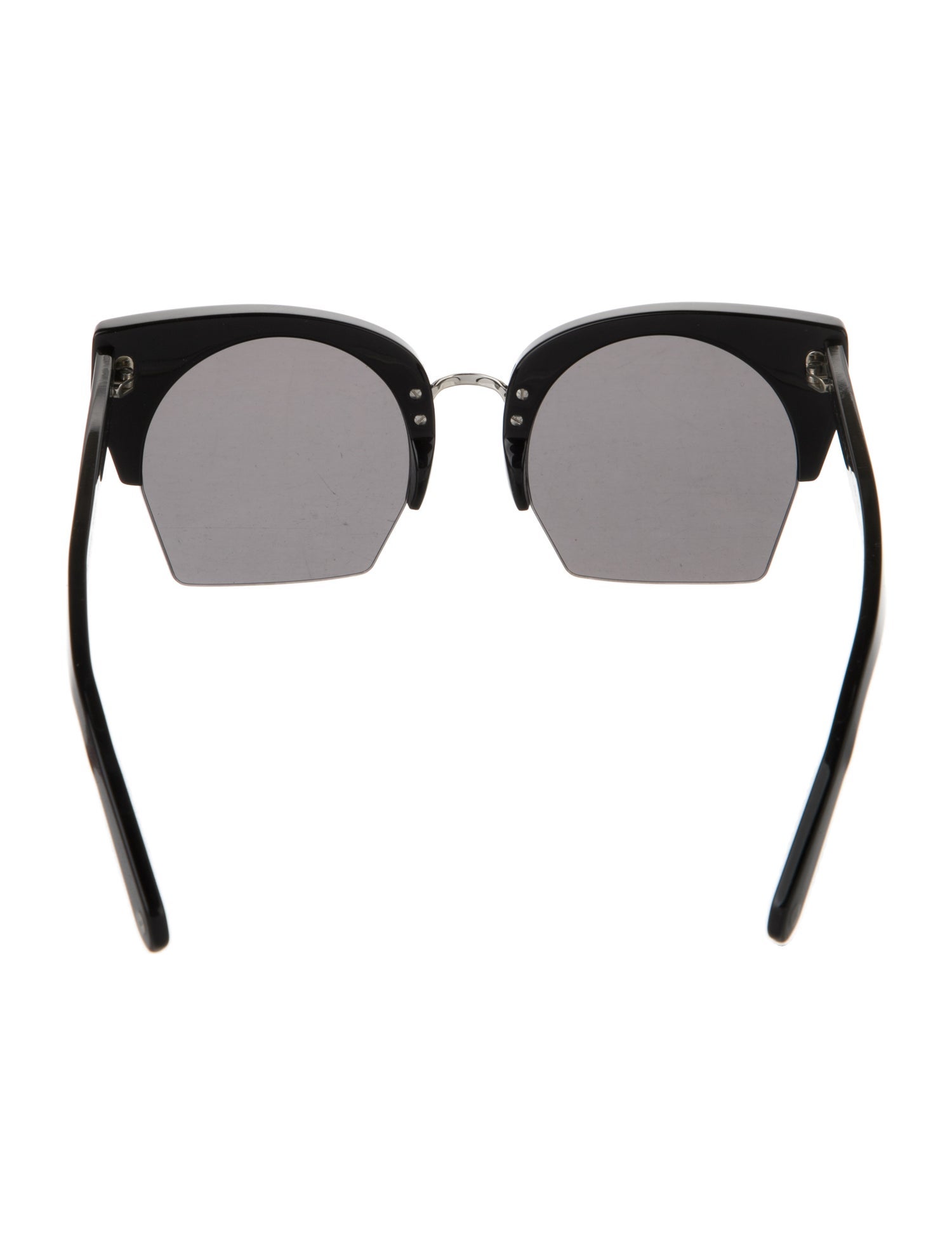 Philipp Plein Cat-Eye Mirrored Sunglasses
