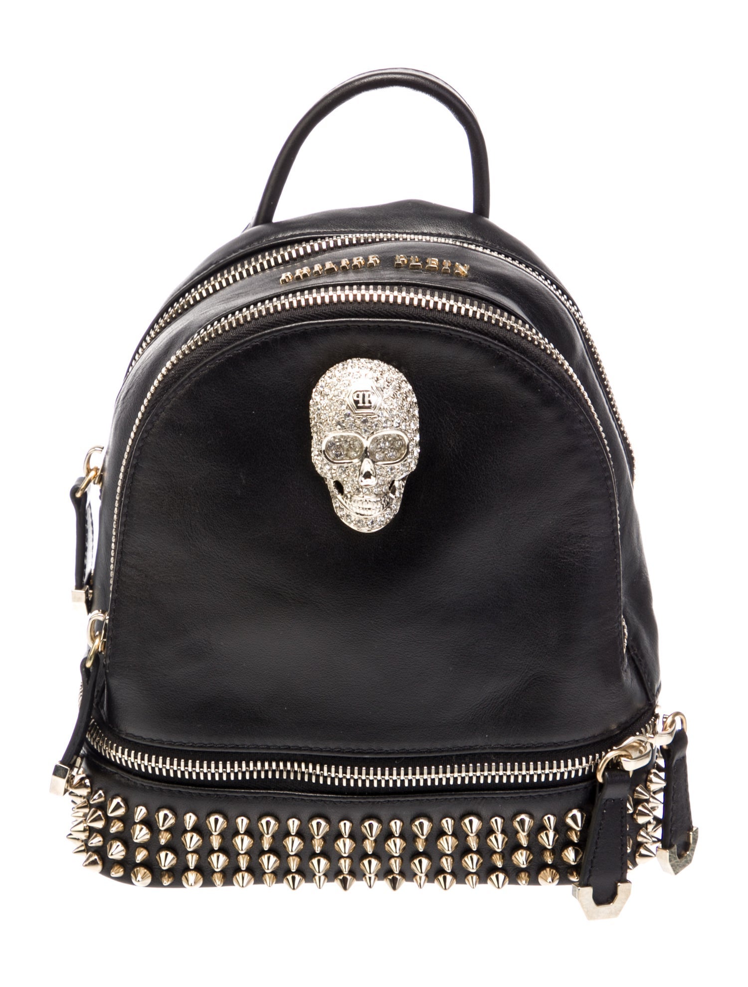 Philipp Plein Leather Backpack w/ Tags