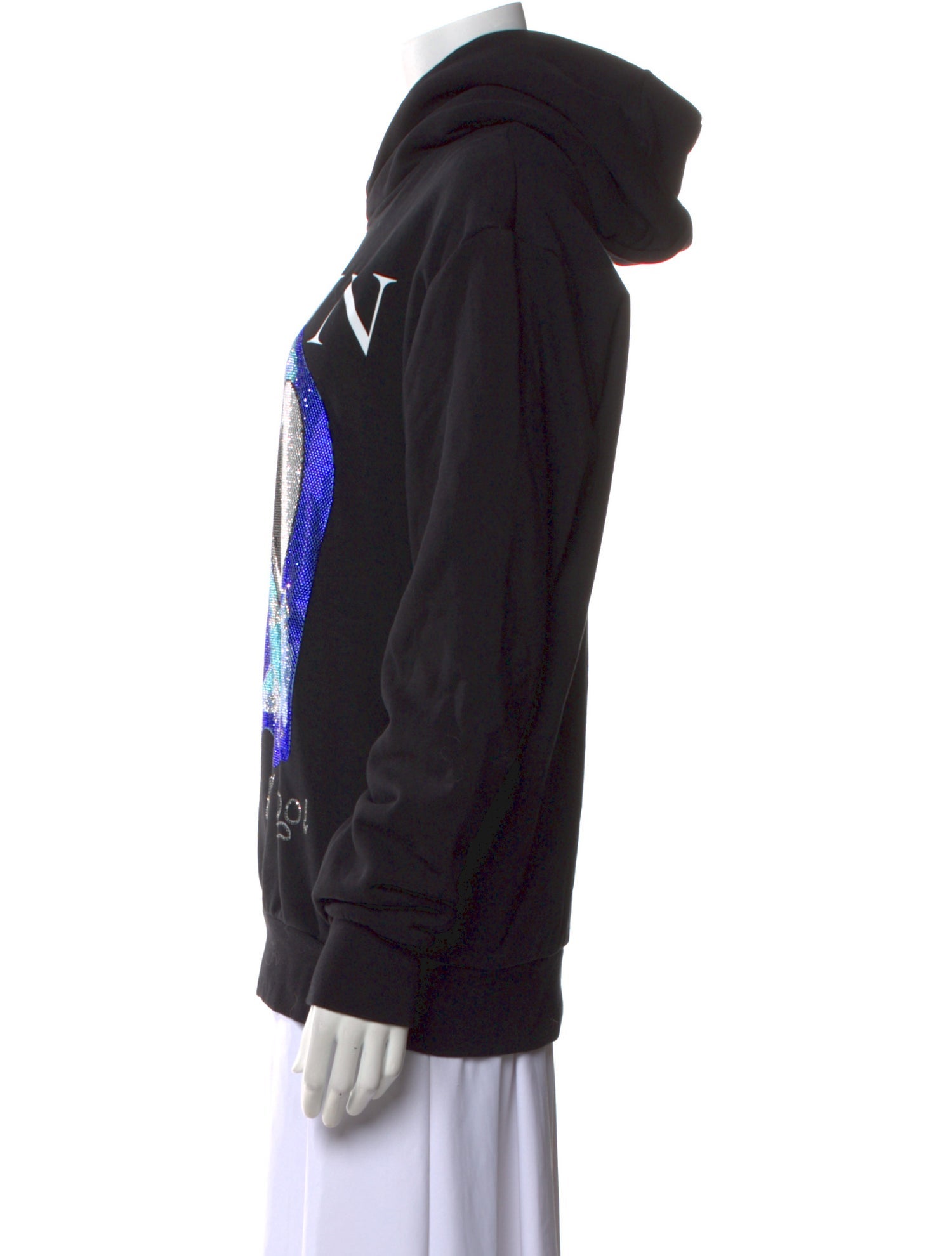 Philipp Plein Graphic Print Mock Neck Sweatshirt w/ Tags