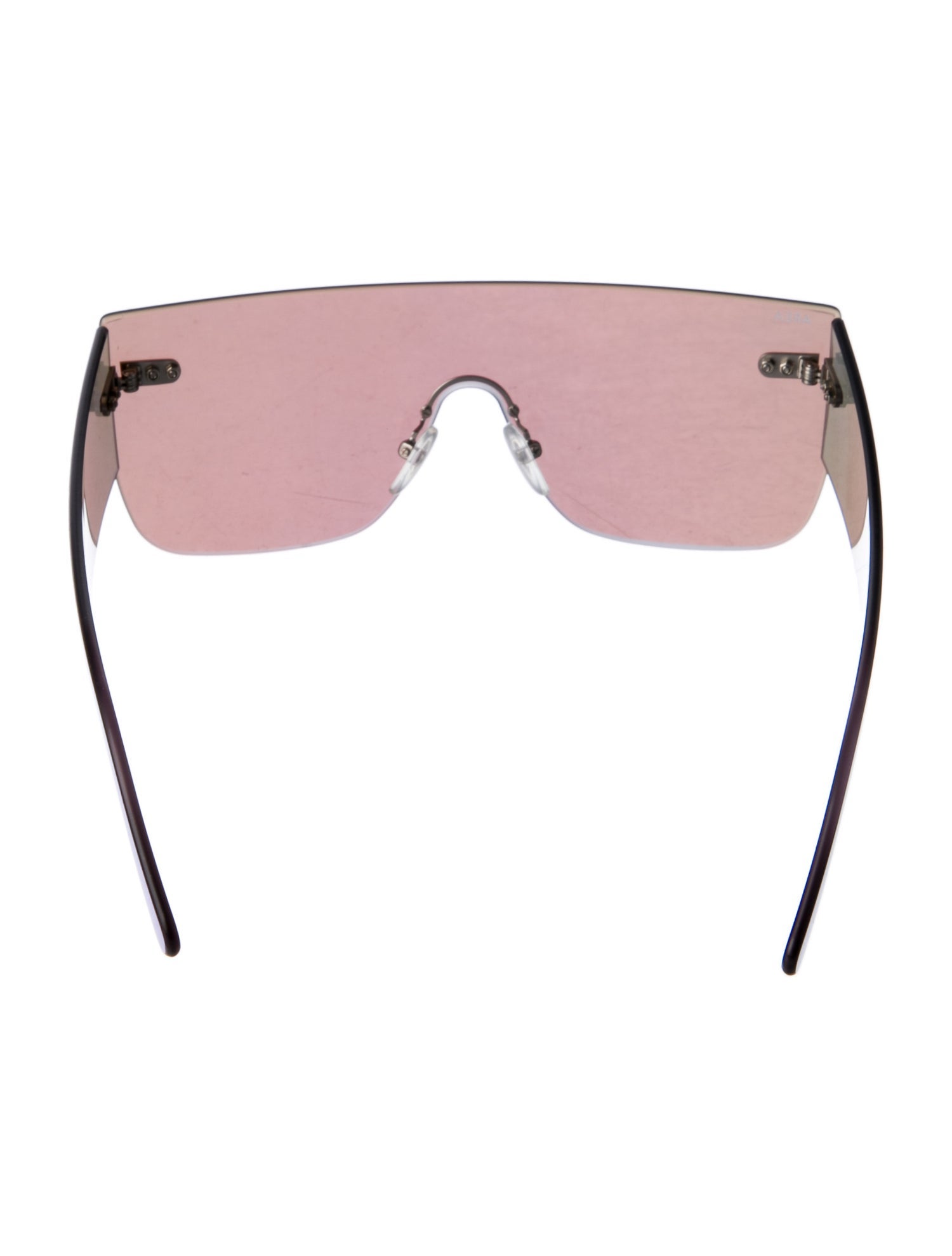 Philipp Plein Shield Mirrored Sunglasses