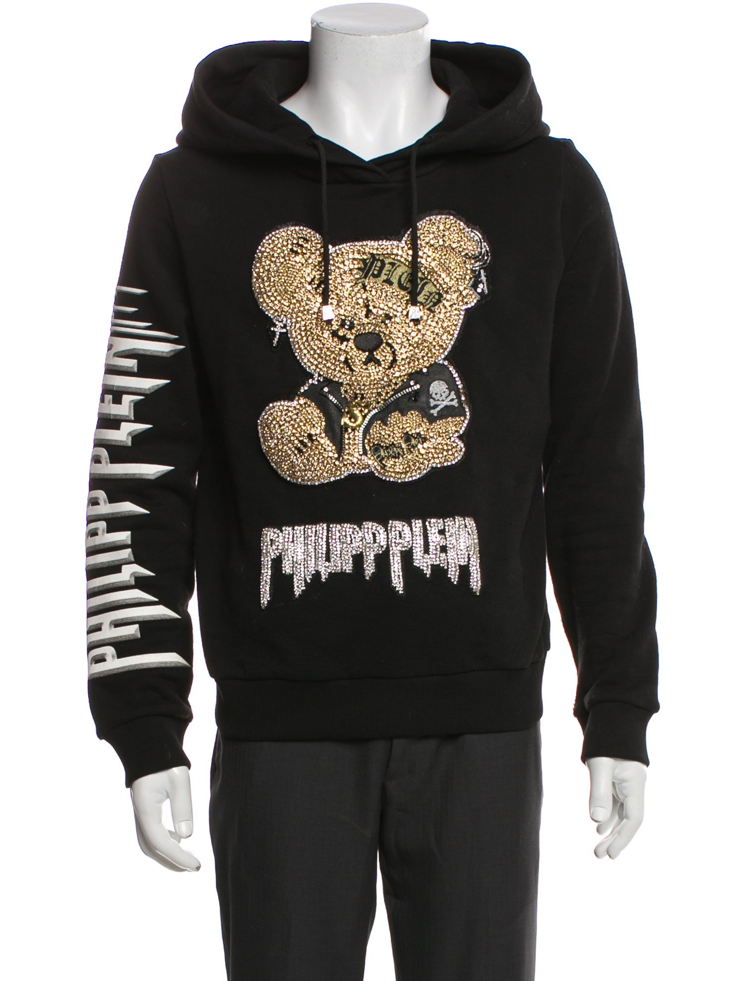 Philipp Plein Graphic Print Crew Neck Hoodie