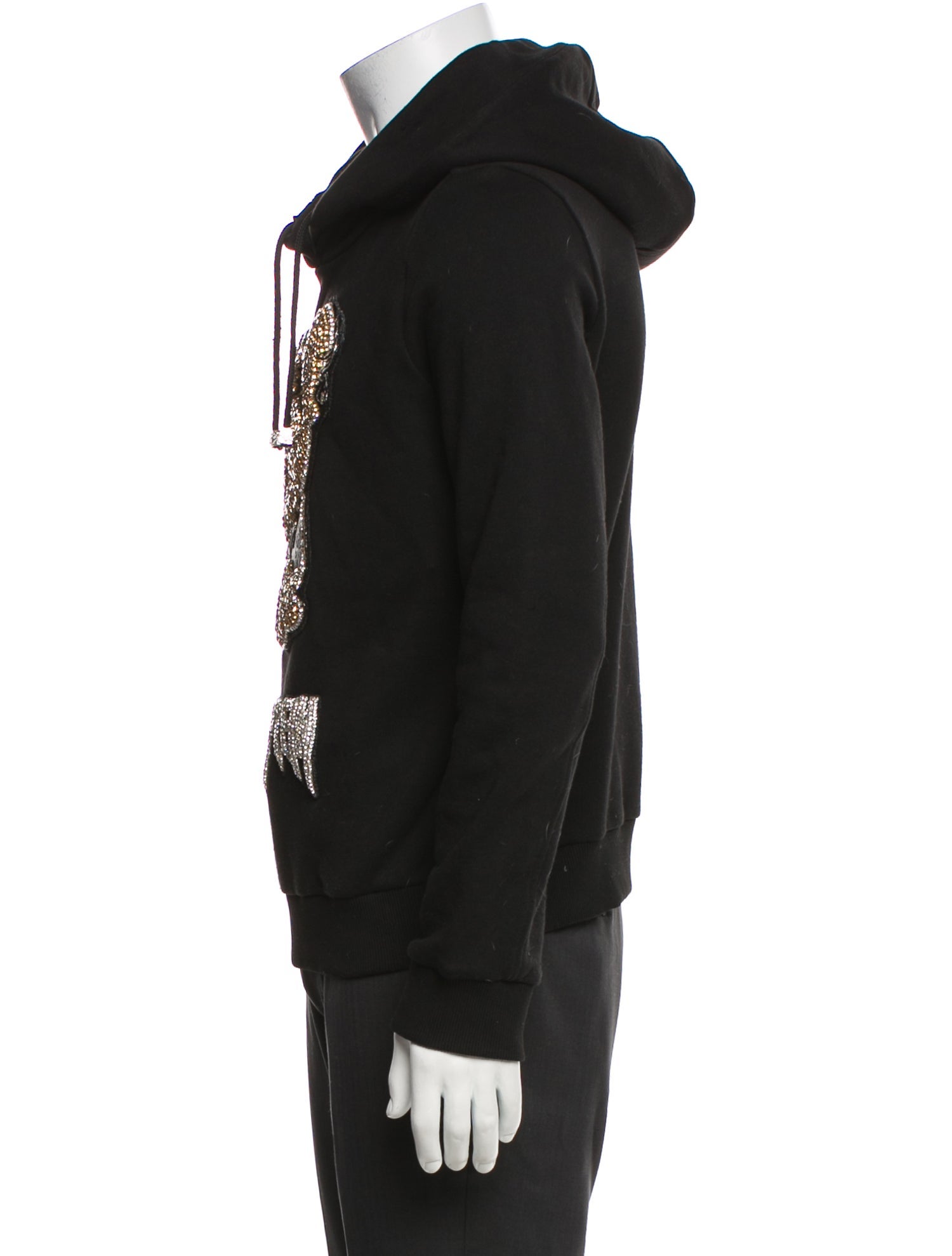 Philipp Plein Graphic Print Crew Neck Hoodie