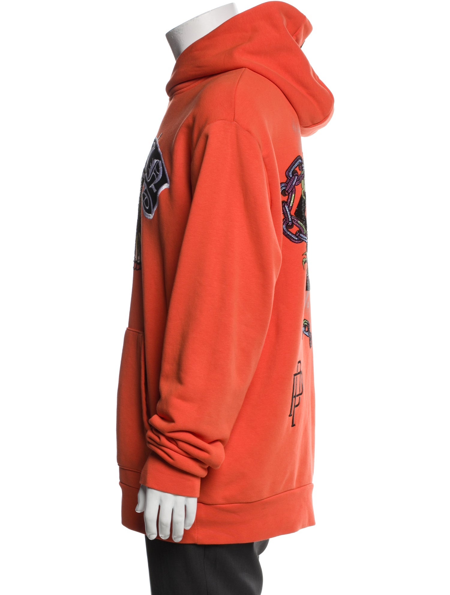 Philipp Plein Graphic Print Crew Neck Hoodie