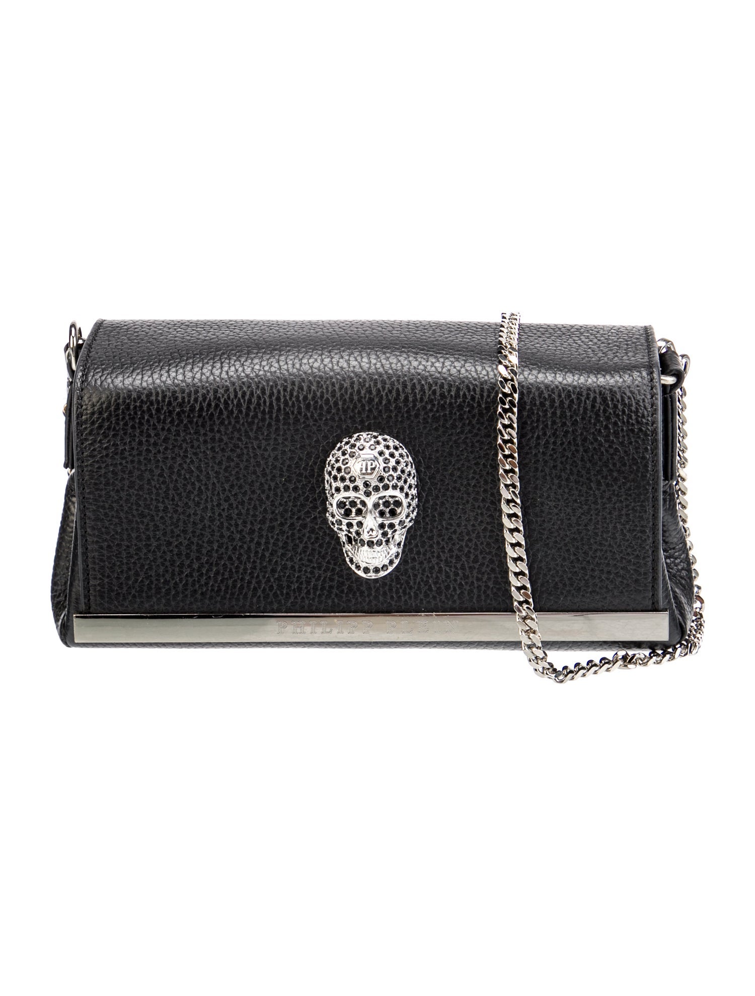 Philipp Plein Leather Crossbody Bag