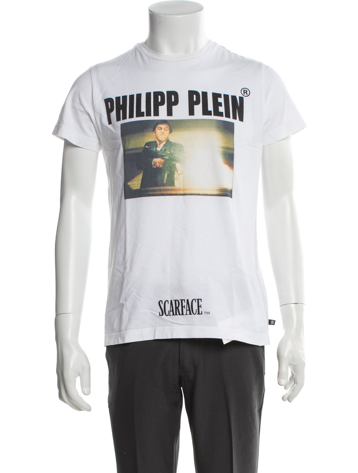 Philipp Plein Graphic Print Crew Neck T-Shirt