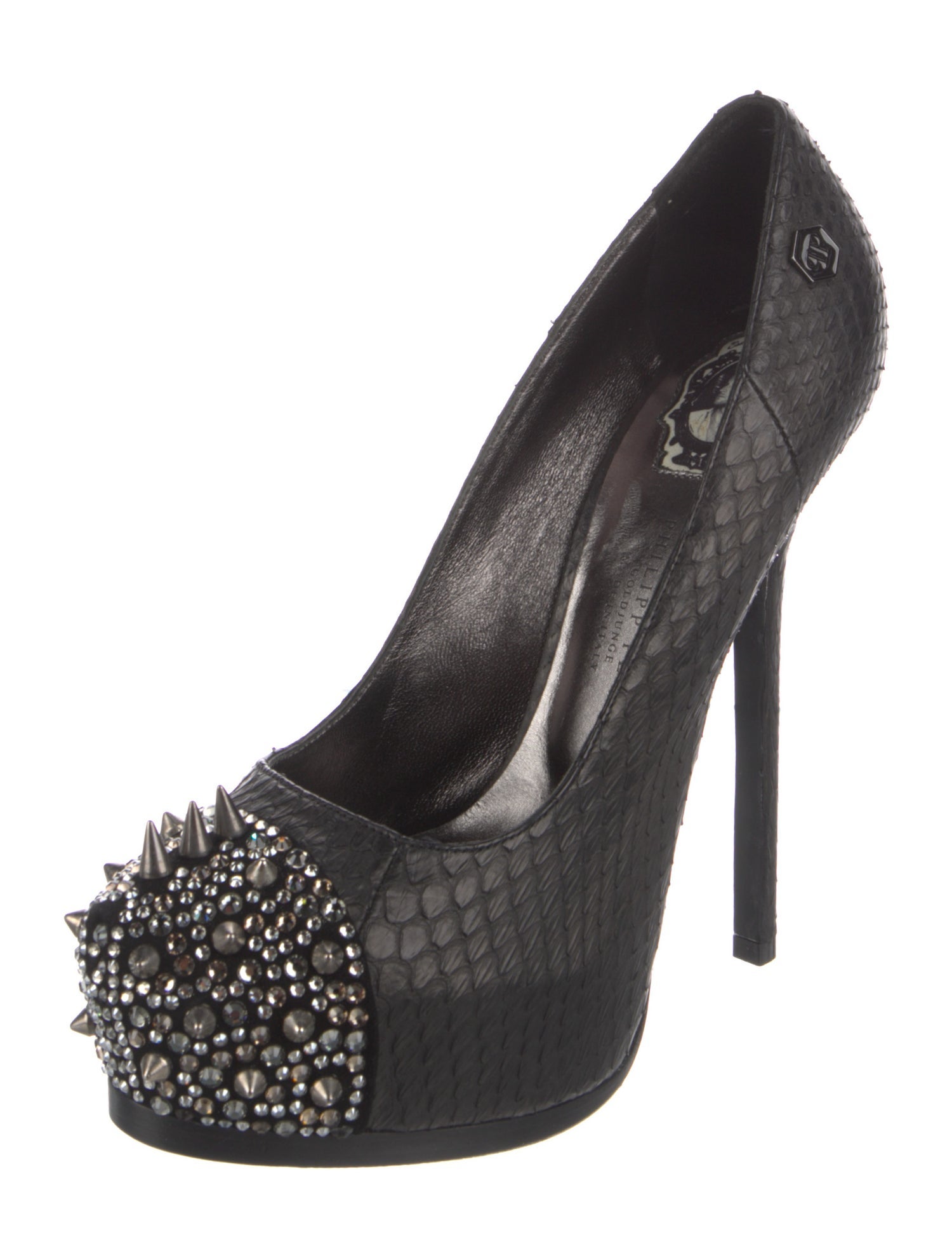 Philipp Plein Snakeskin Pumps