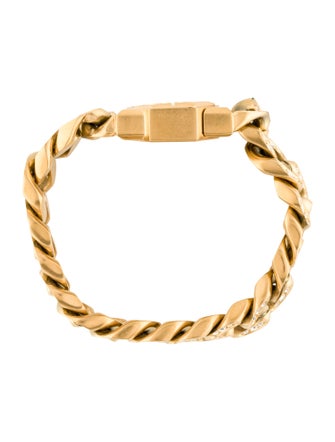 Philipp Plein Crystal Hexagon Link Bracelet