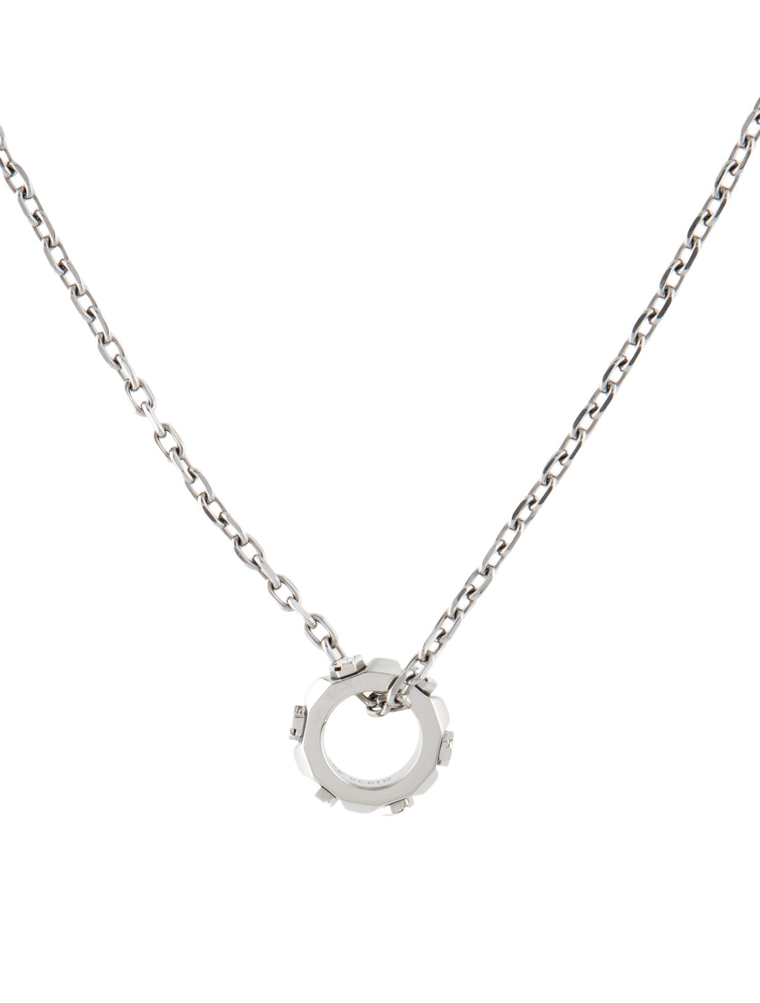 Philipp Plein Crystal "The Plein Cuff" Pendant Necklace