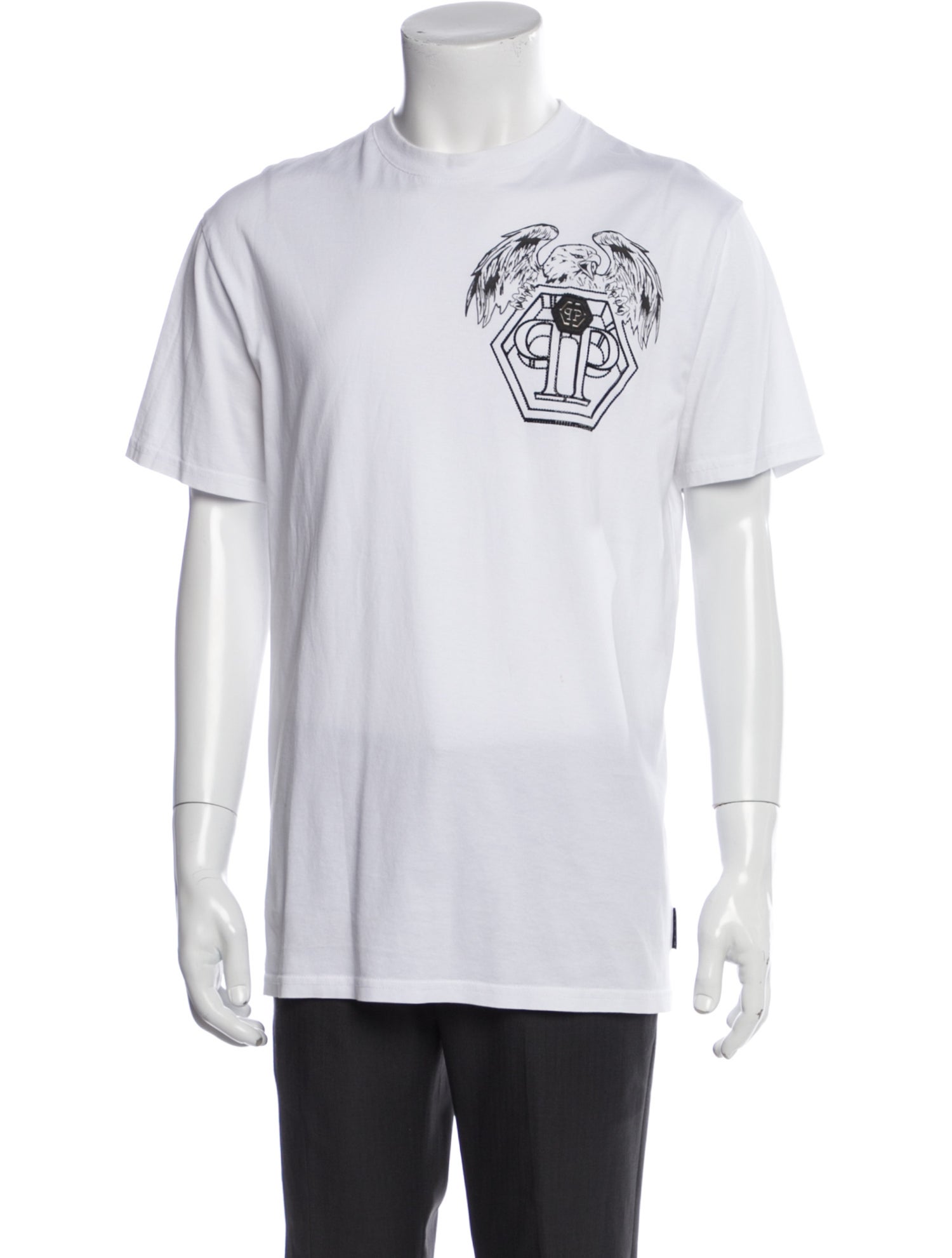Philipp Plein Graphic Print Crew Neck T-Shirt