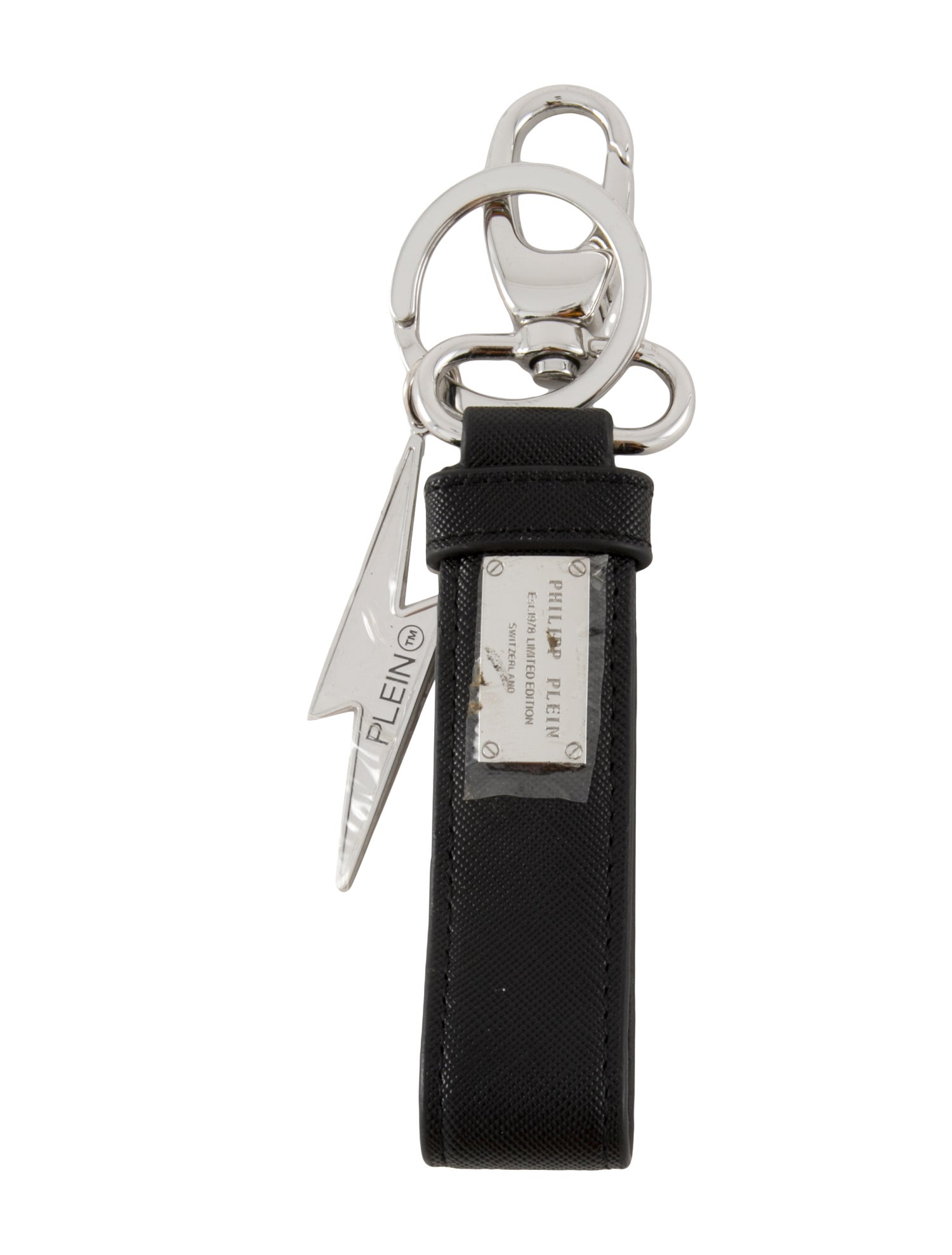 Philipp Plein Leather Keychain