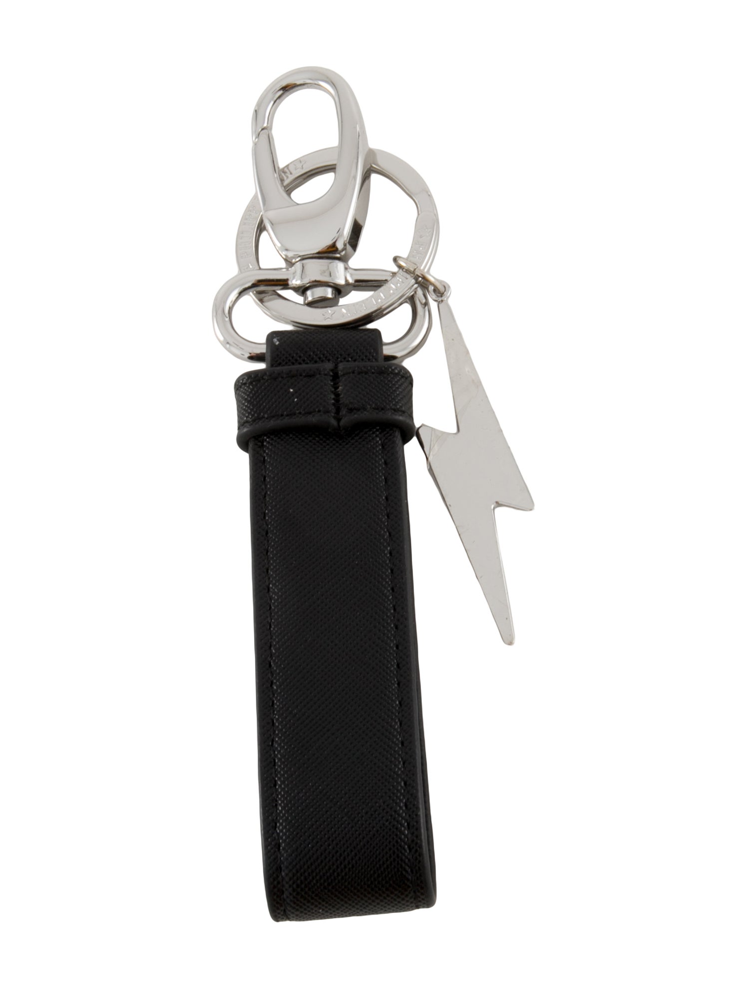 Philipp Plein Leather Keychain