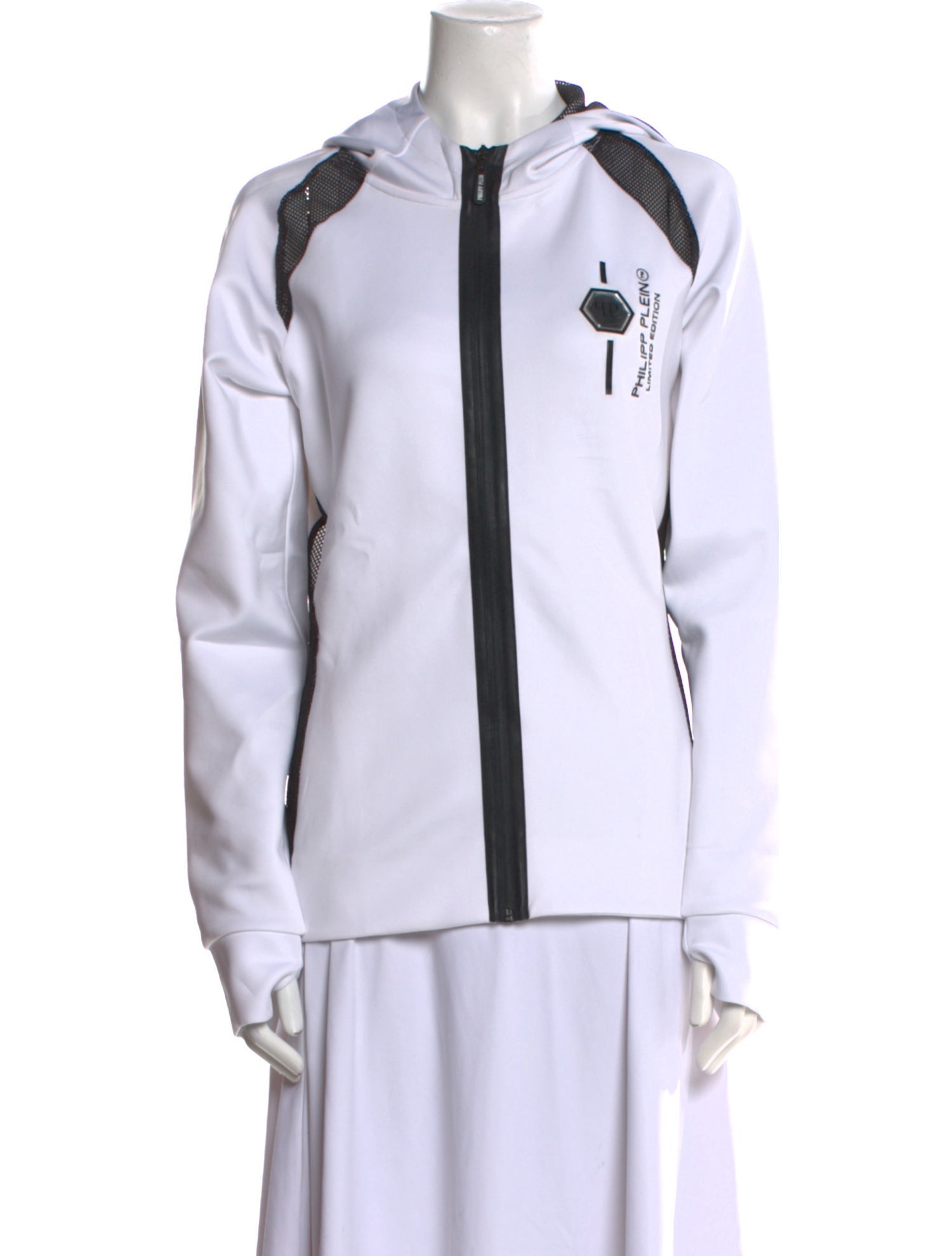 Philipp Plein Mock Neck Long Sleeve Sweatshirt