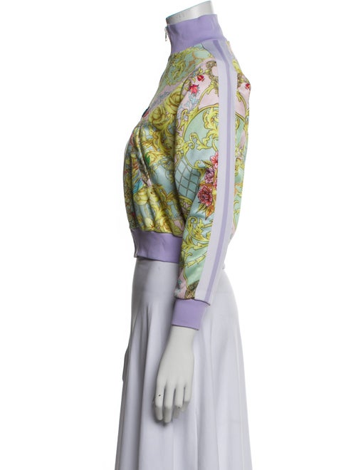 Philipp Plein Floral Print Bomber Jacket