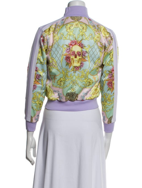 Philipp Plein Floral Print Bomber Jacket