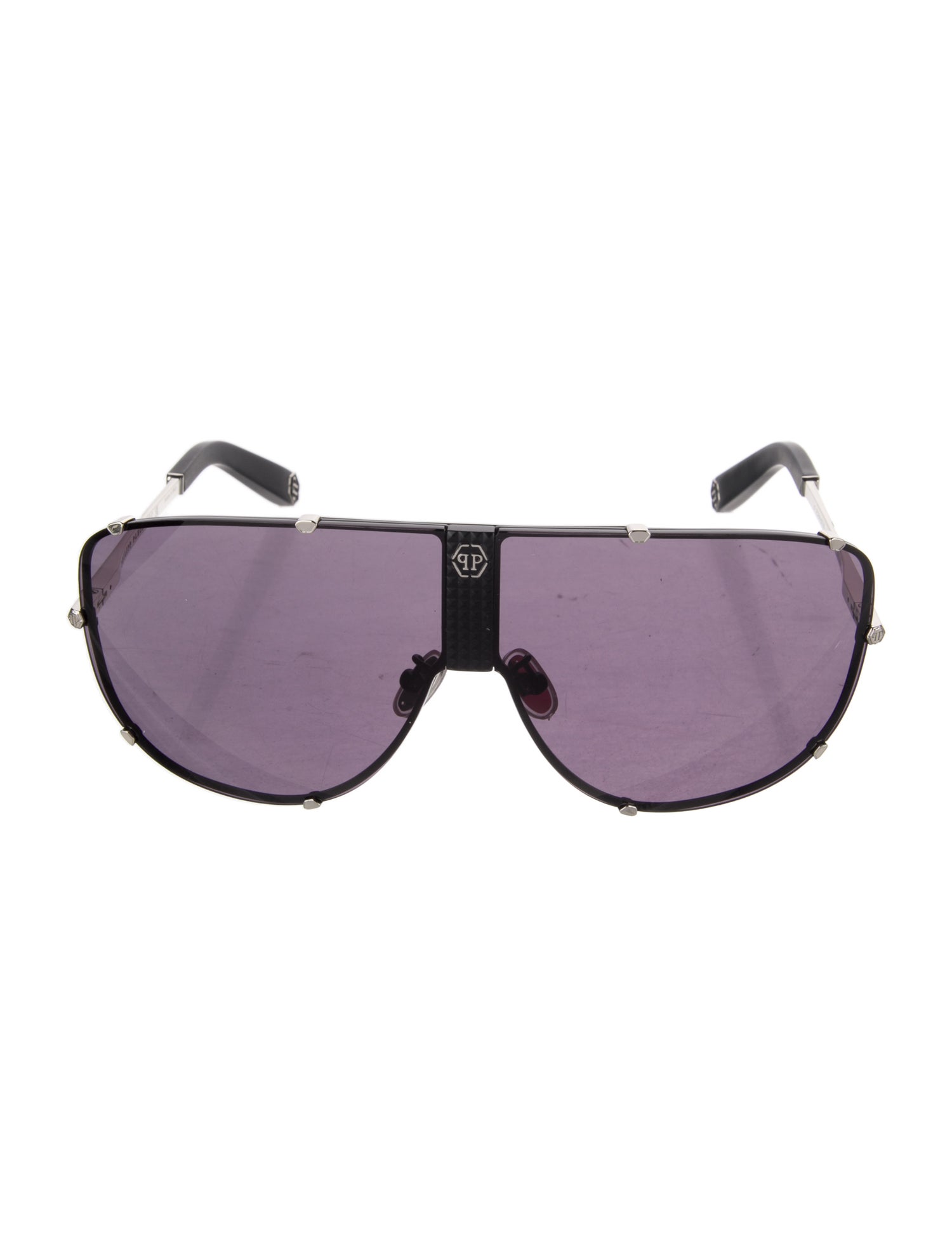 Philipp Plein Shield Tinted Sunglasses