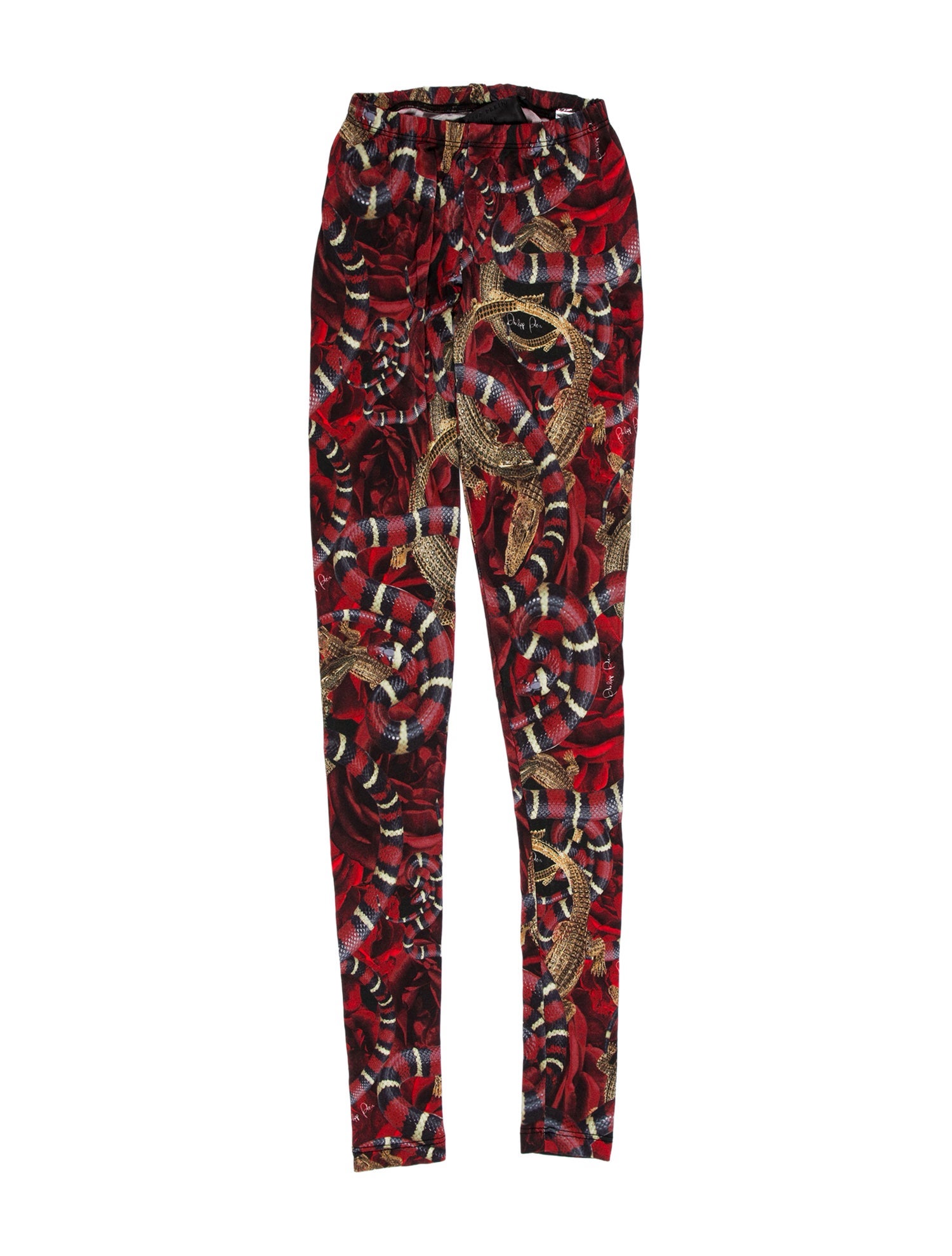 Philipp Plein Printed Skinny Leg Pants