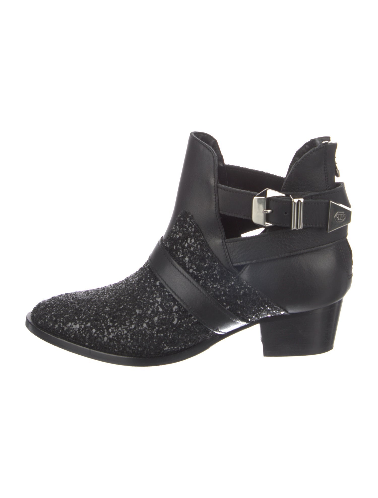 Philipp Plein Leather Chelsea Boots