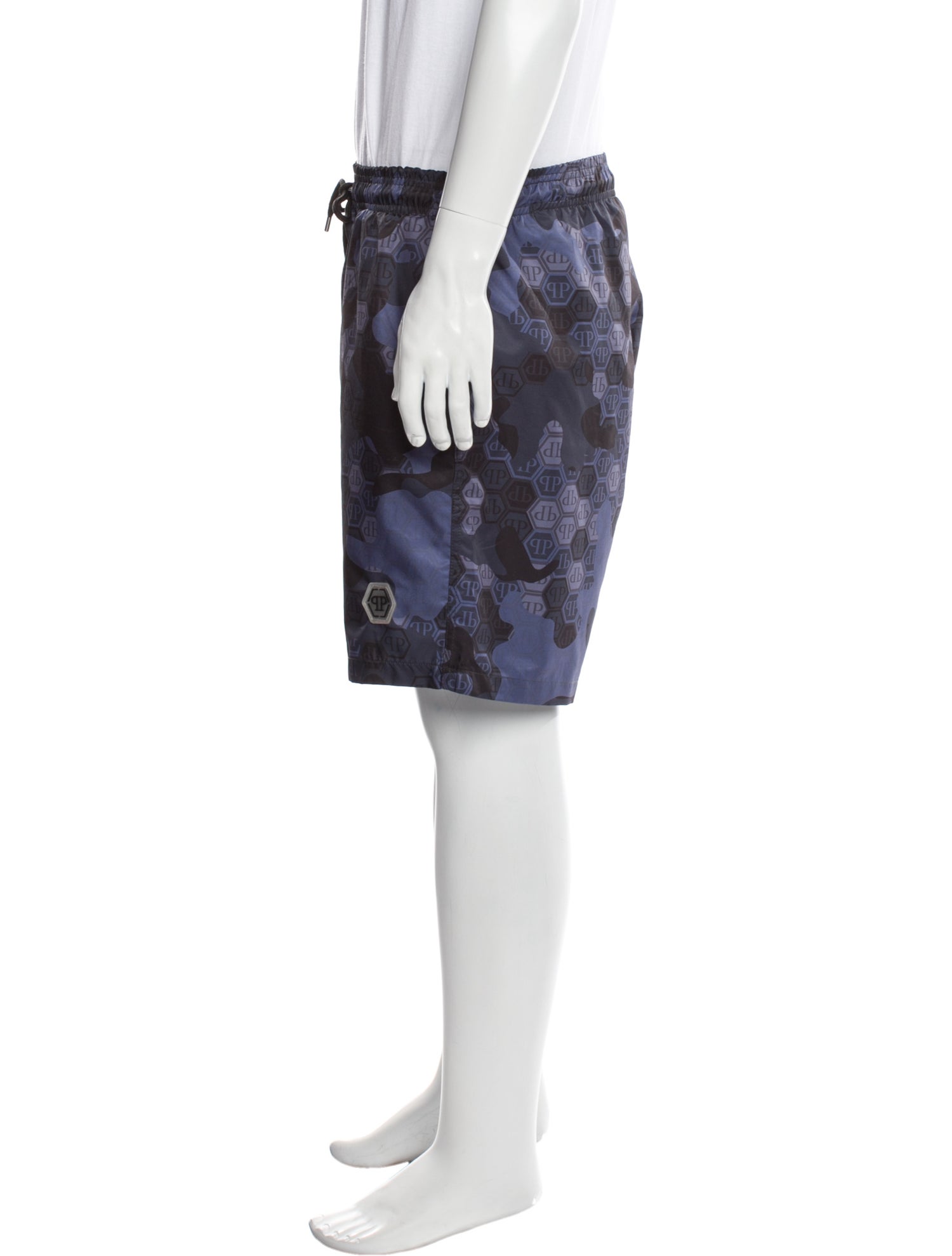 Philipp Plein Printed Swim Trunks w/ Tags