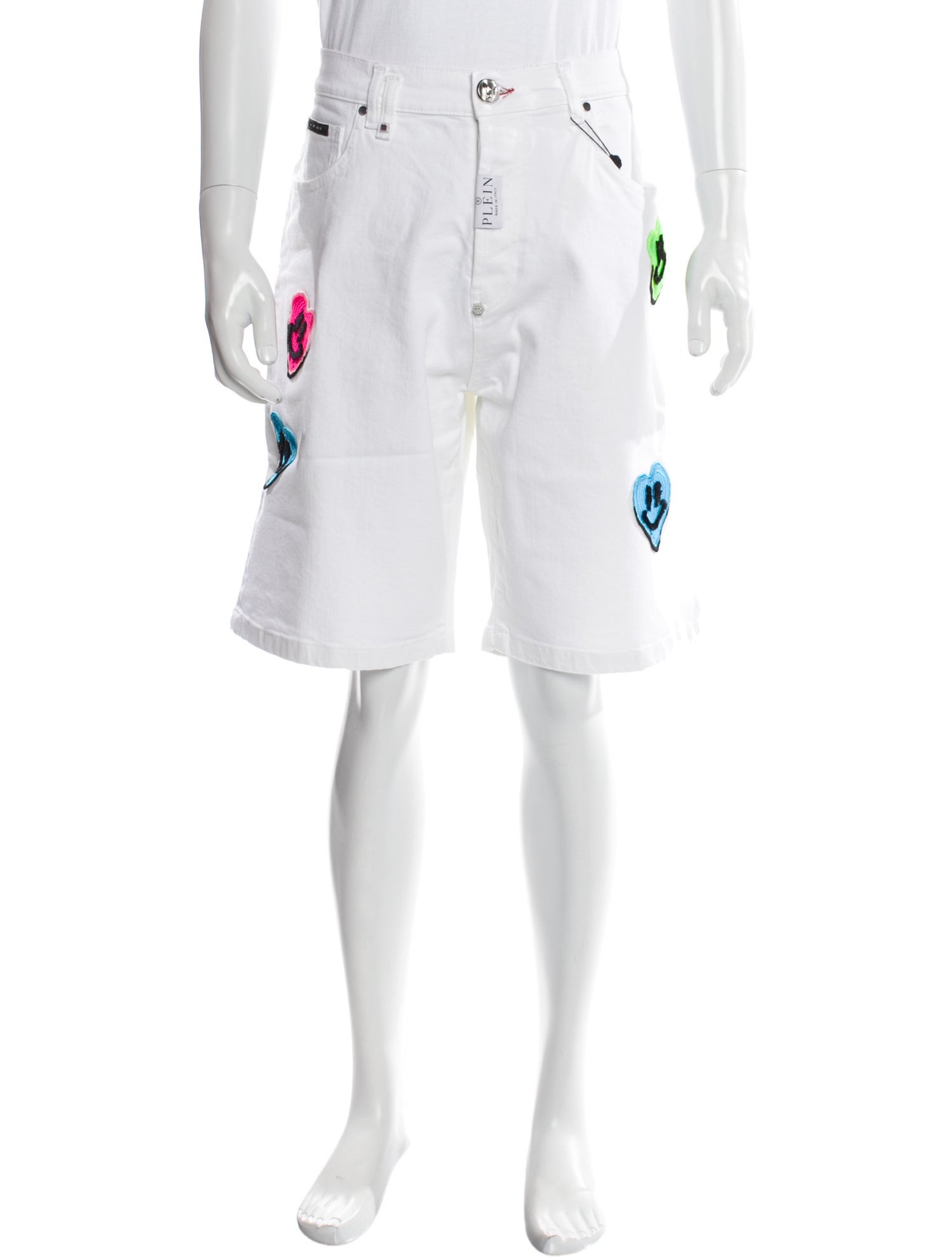 Philipp Plein Graphic Print Jogger Shorts w/ Tags