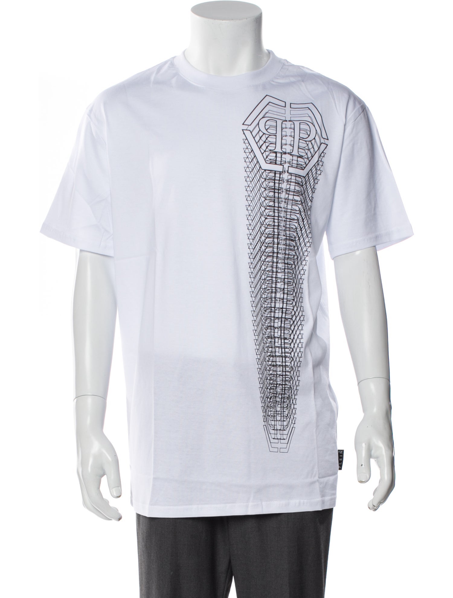 Philipp Plein Graphic Print Crew Neck T-Shirt w/ Tags