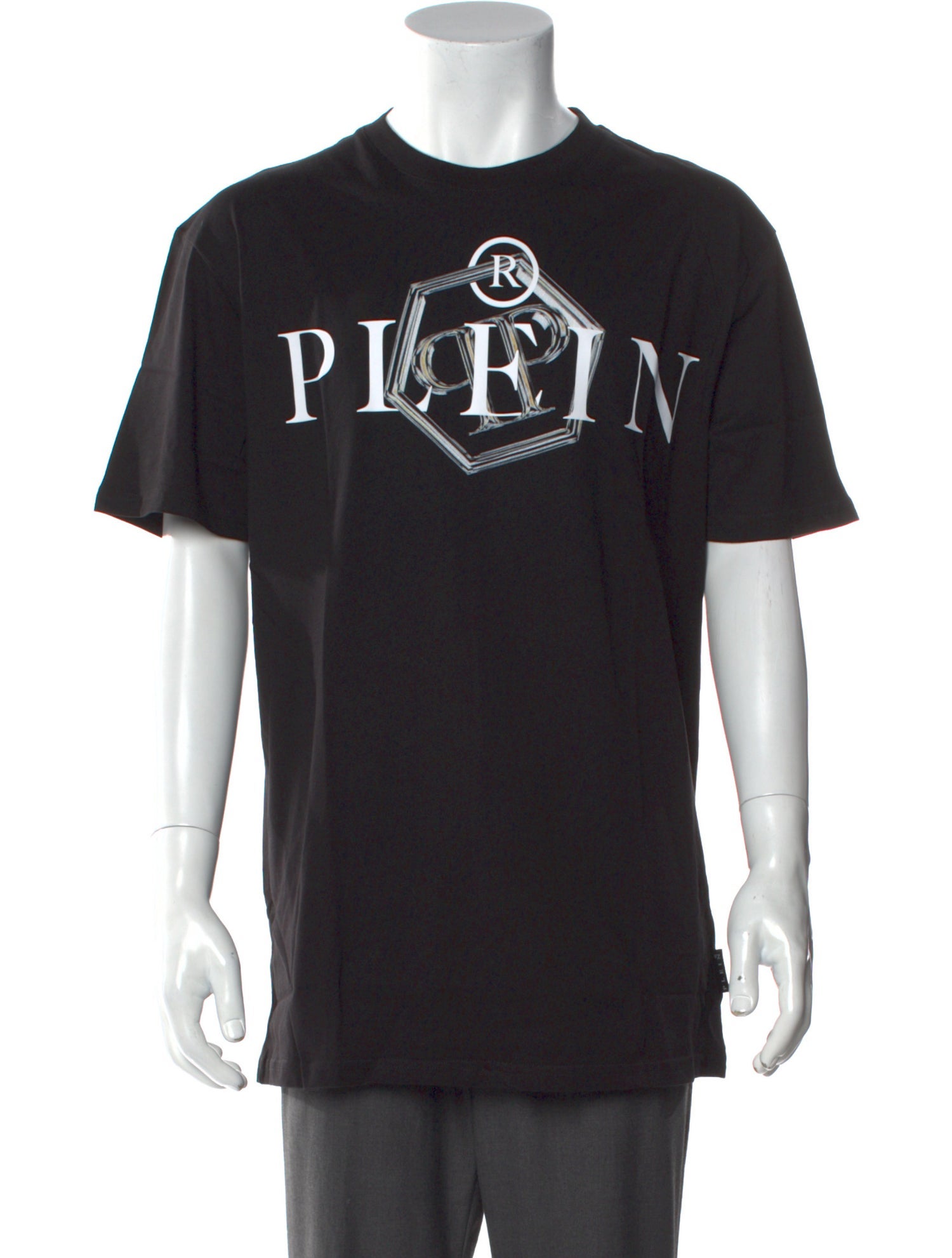 Philipp Plein Graphic Print Crew Neck T-Shirt w/ Tags