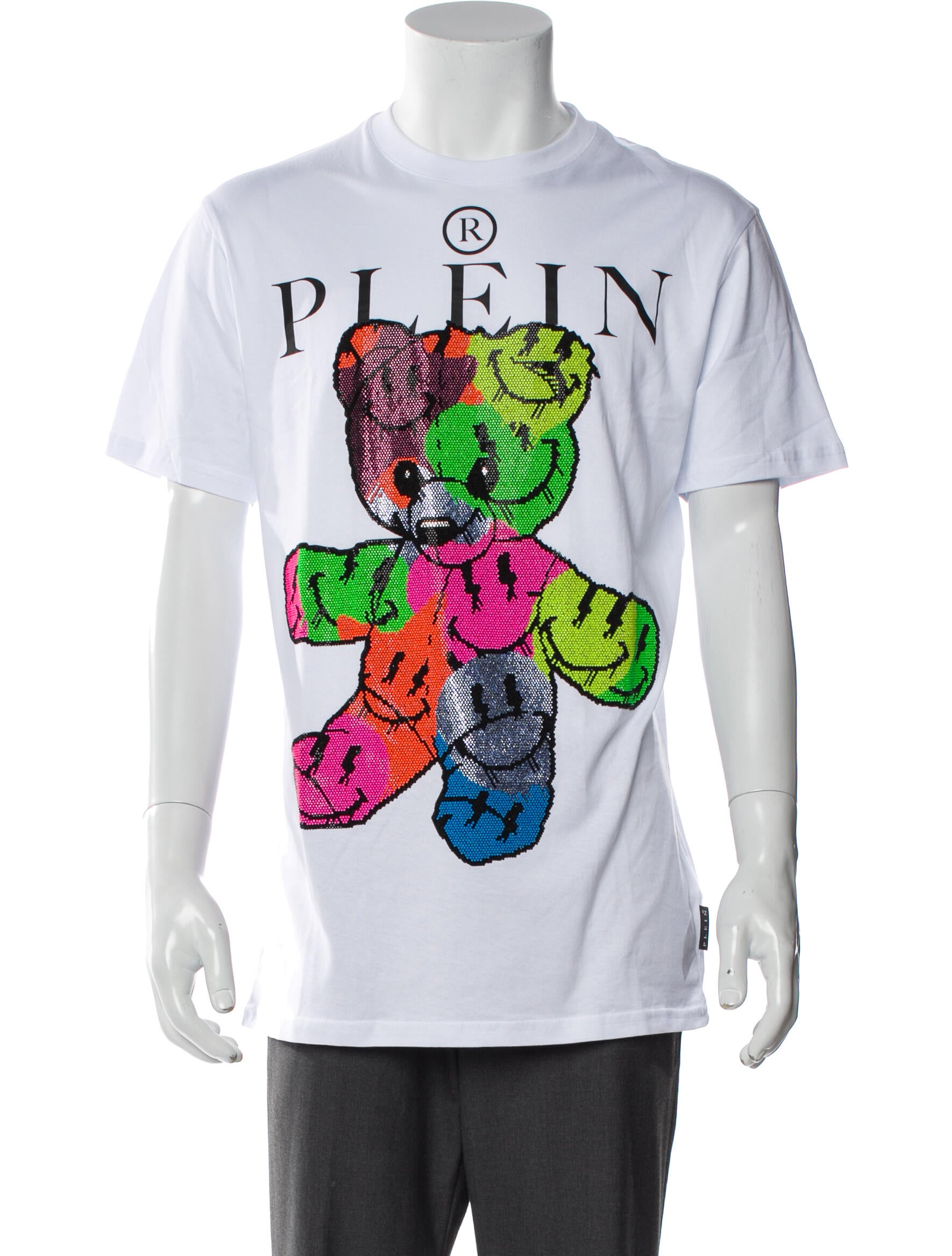 Philipp Plein Graphic Print Crew Neck T-Shirt w/ Tags