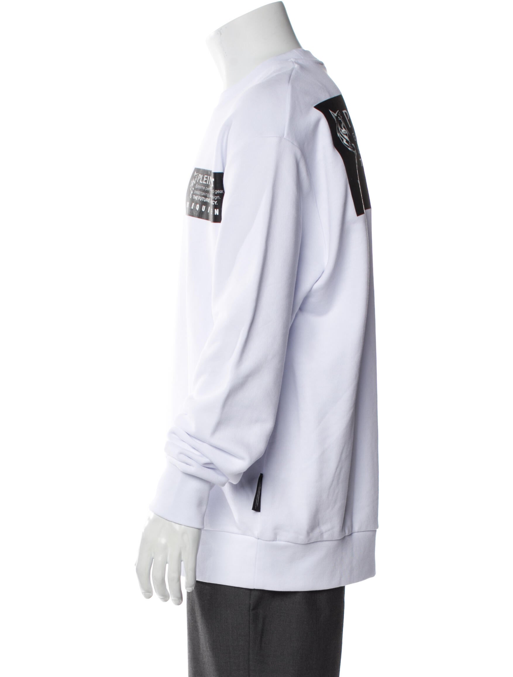 Philipp Plein Graphic Print Crew Neck Pullover w/ Tags