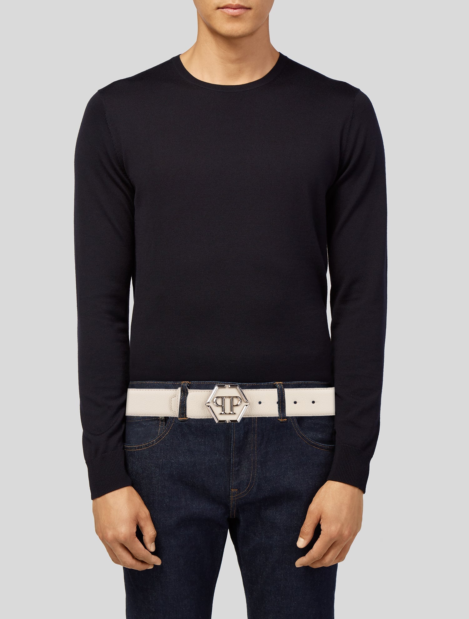 Philipp Plein Leather Belt Kit