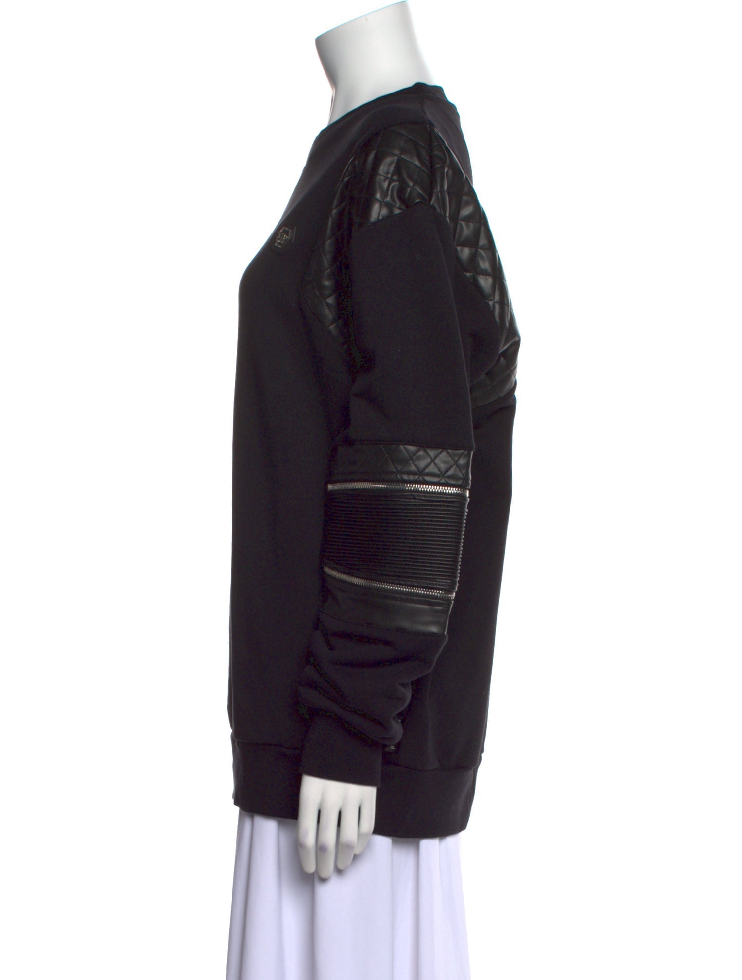 Philipp Plein Crew Neck Long Sleeve Sweatshirt