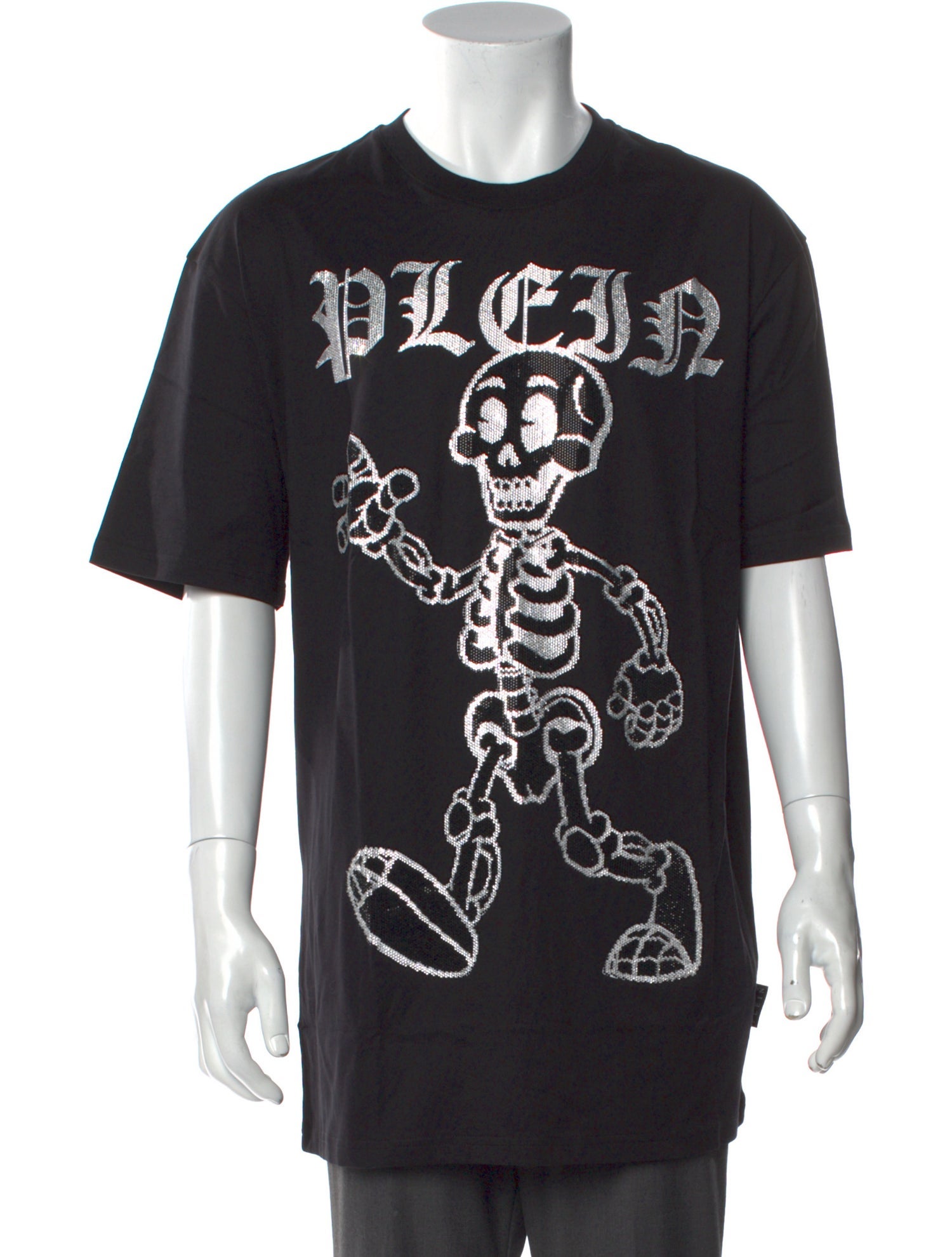Philipp Plein Graphic Print Crew Neck T-Shirt