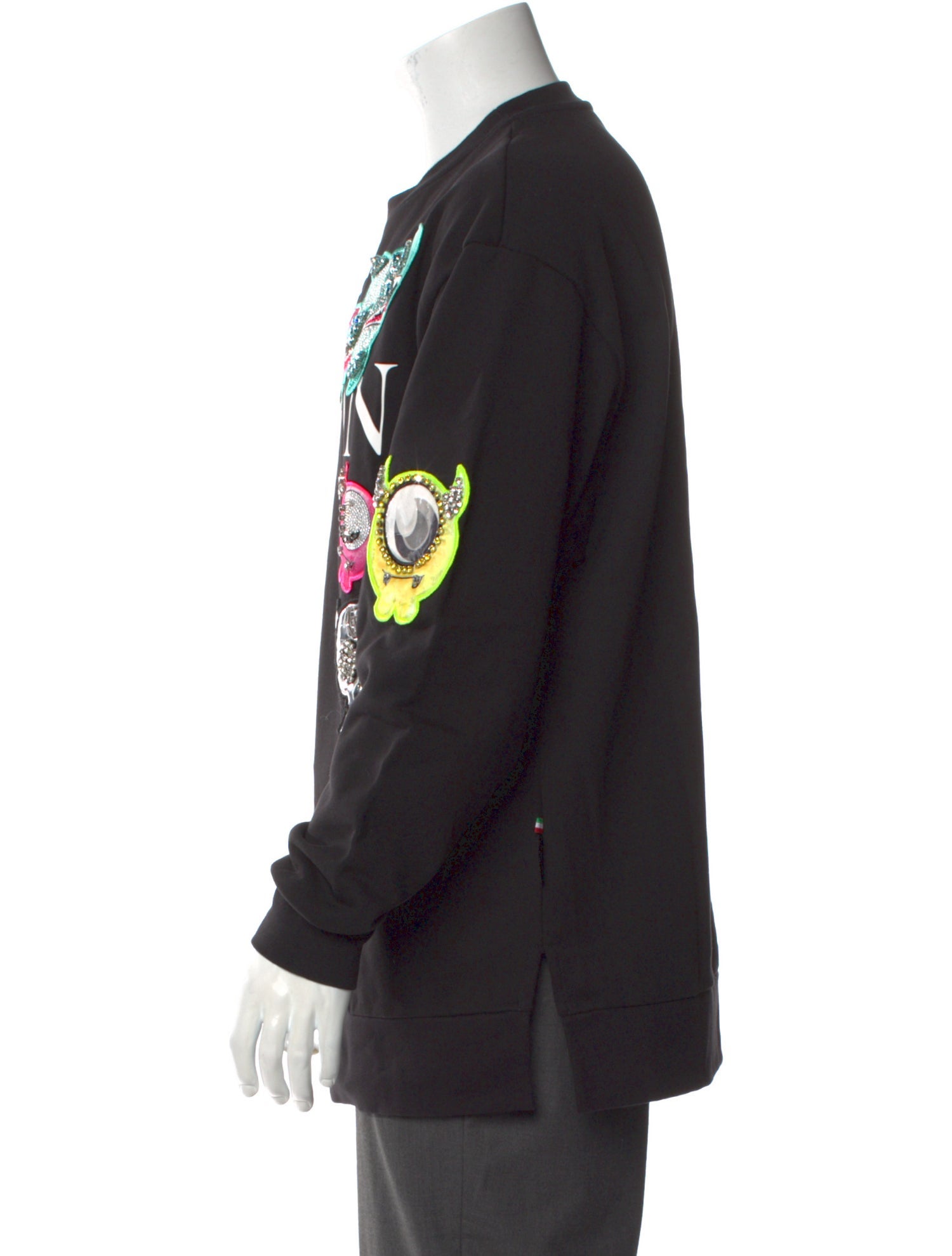 Philipp Plein Graphic Print Crew Neck Sweatshirt