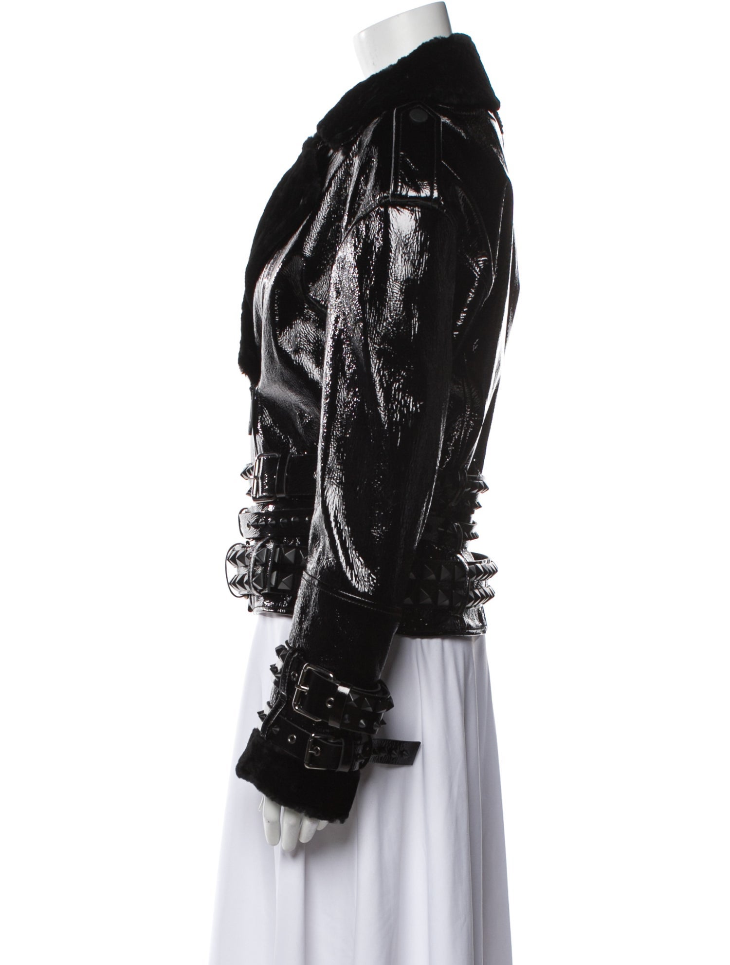 Philipp Plein Leather Evening Jacket w/ Tags