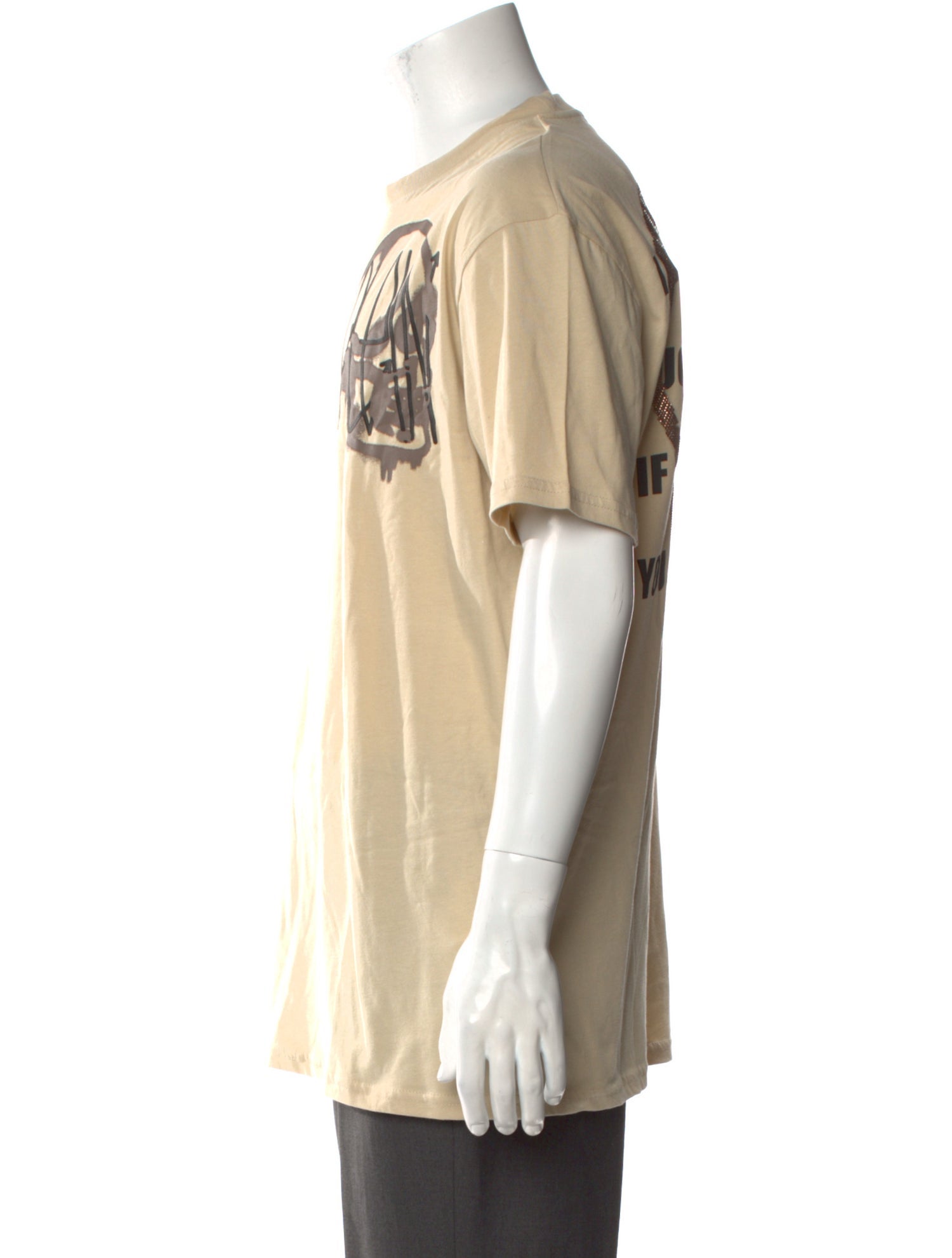 Philipp Plein Graphic Print Crew Neck T-Shirt w/ Tags