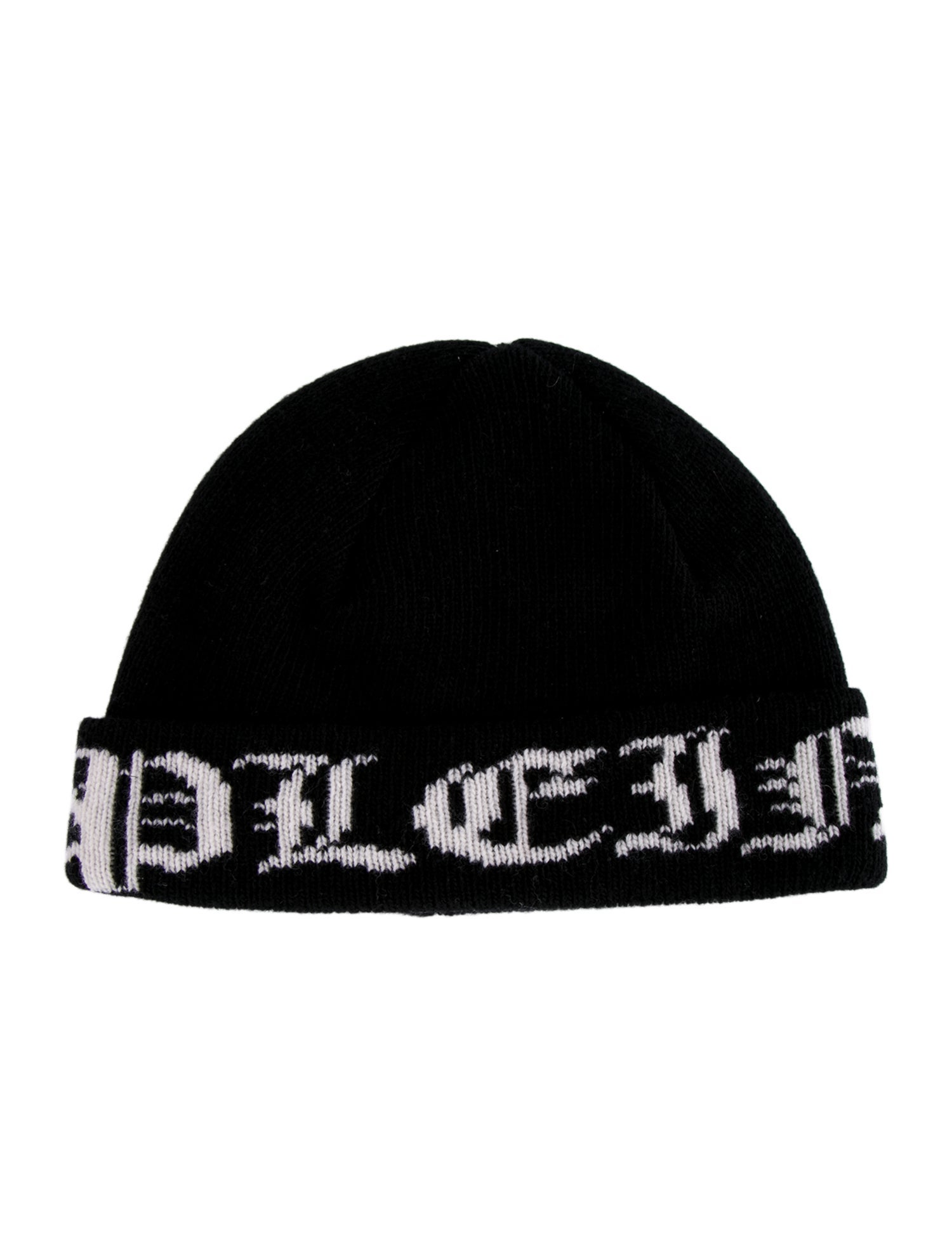 Philipp Plein Printed Knit Beanie w/Tags