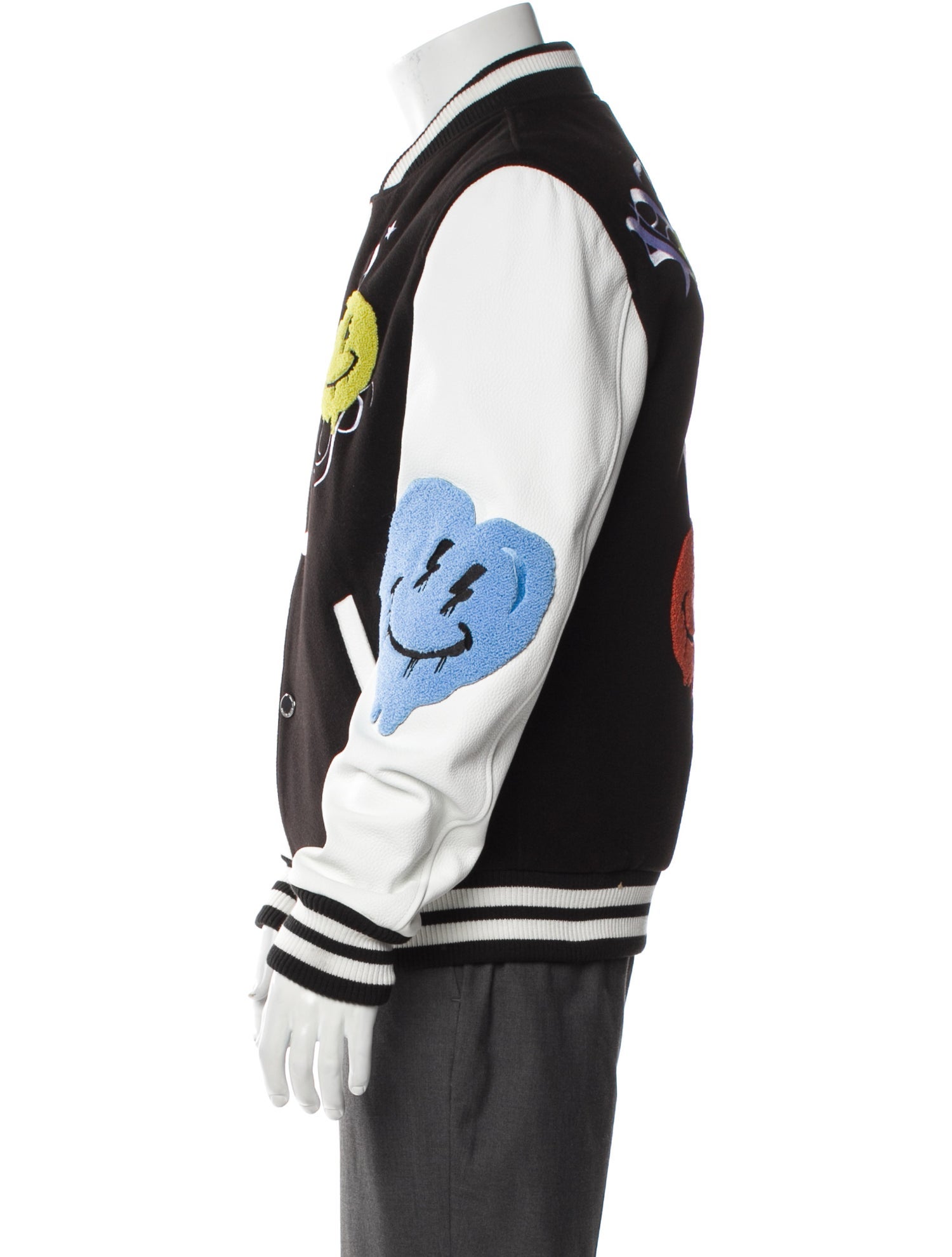 Philipp Plein Striped Varsity Jacket